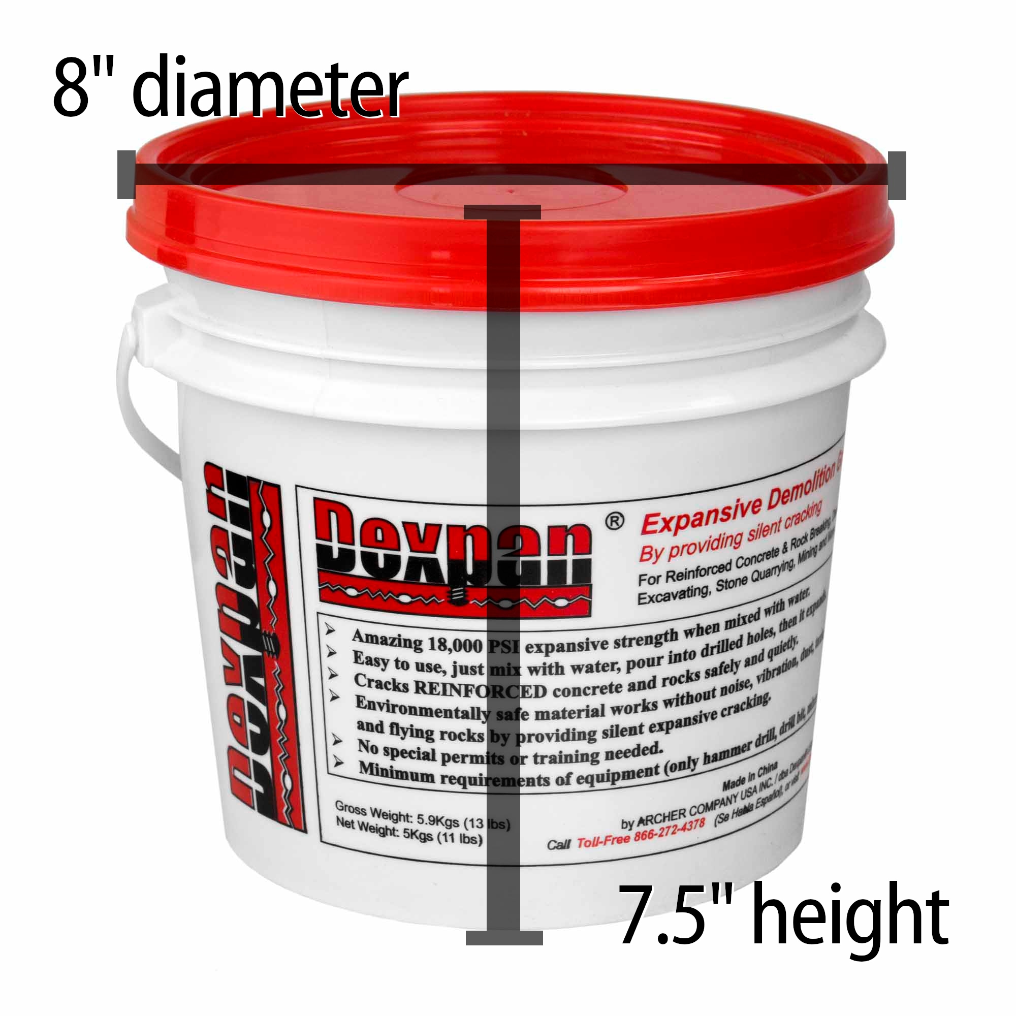 Dexpan DEXPAN11BKT1 Concrete-Removal - View #10