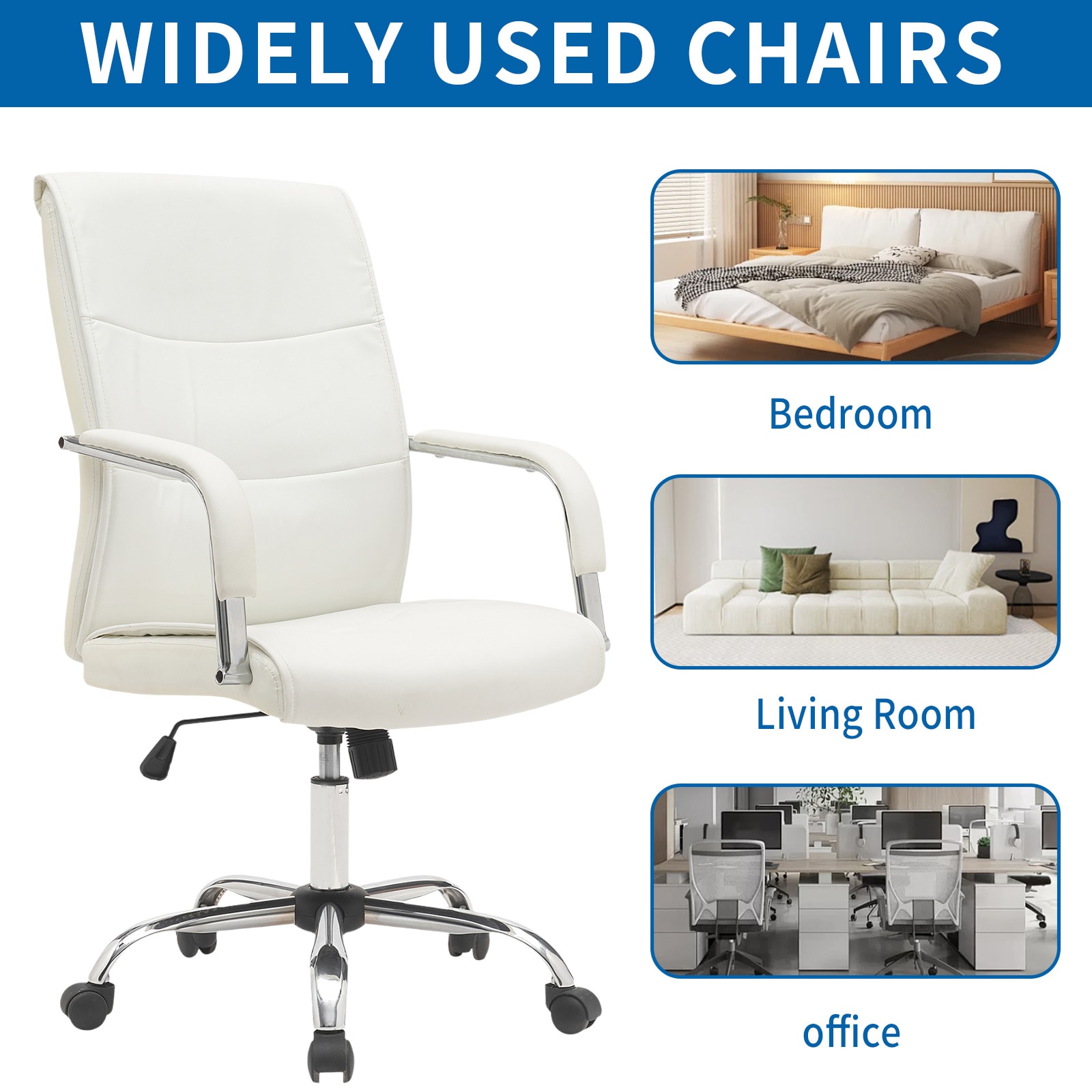 BWE A-9CHAIR-04-WH Office-Chairs - View #7