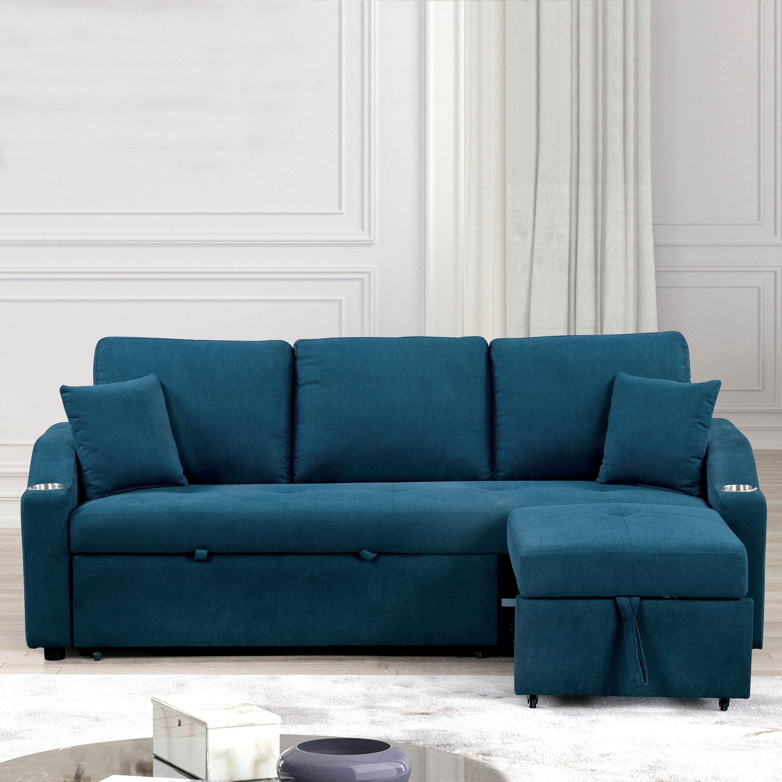 Furniture of America IDF-N6963BL Sofas-Loveseats - View #4