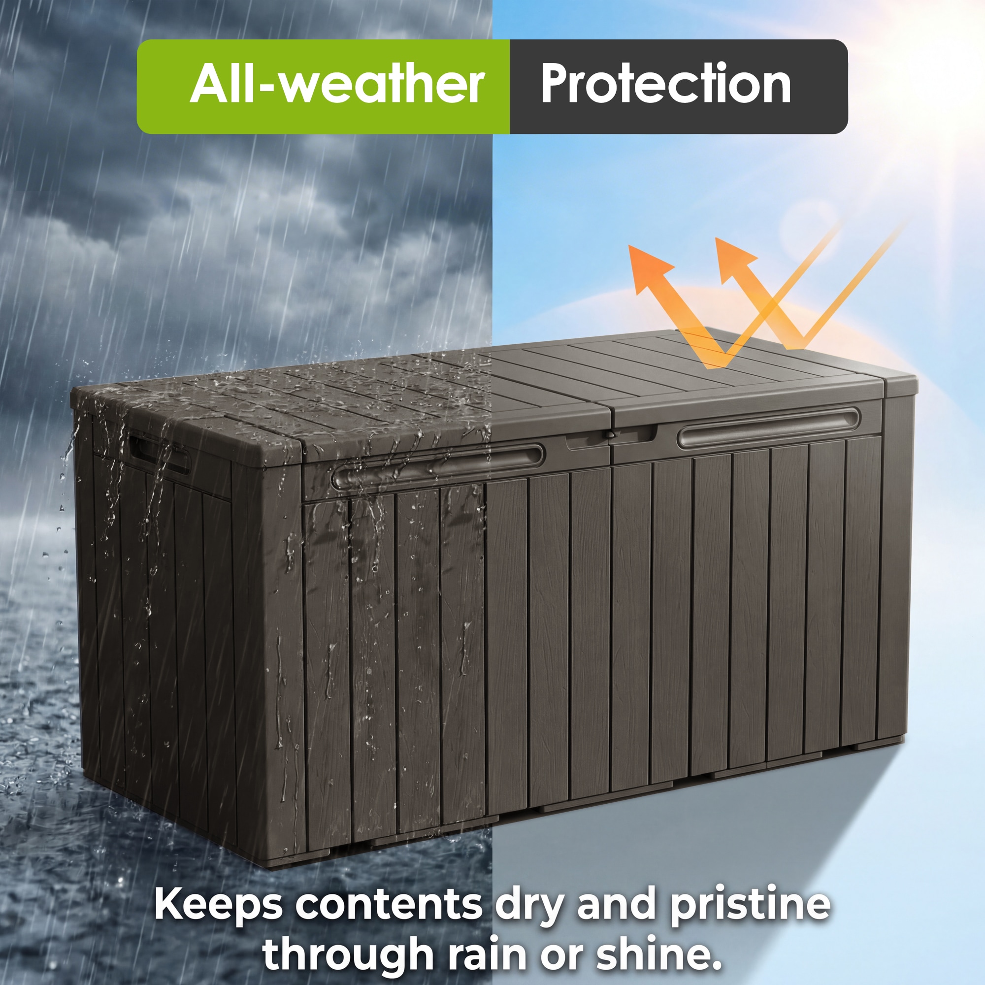 Patiowell WES-PSB25-1082-BN Deck-Boxes - View #5