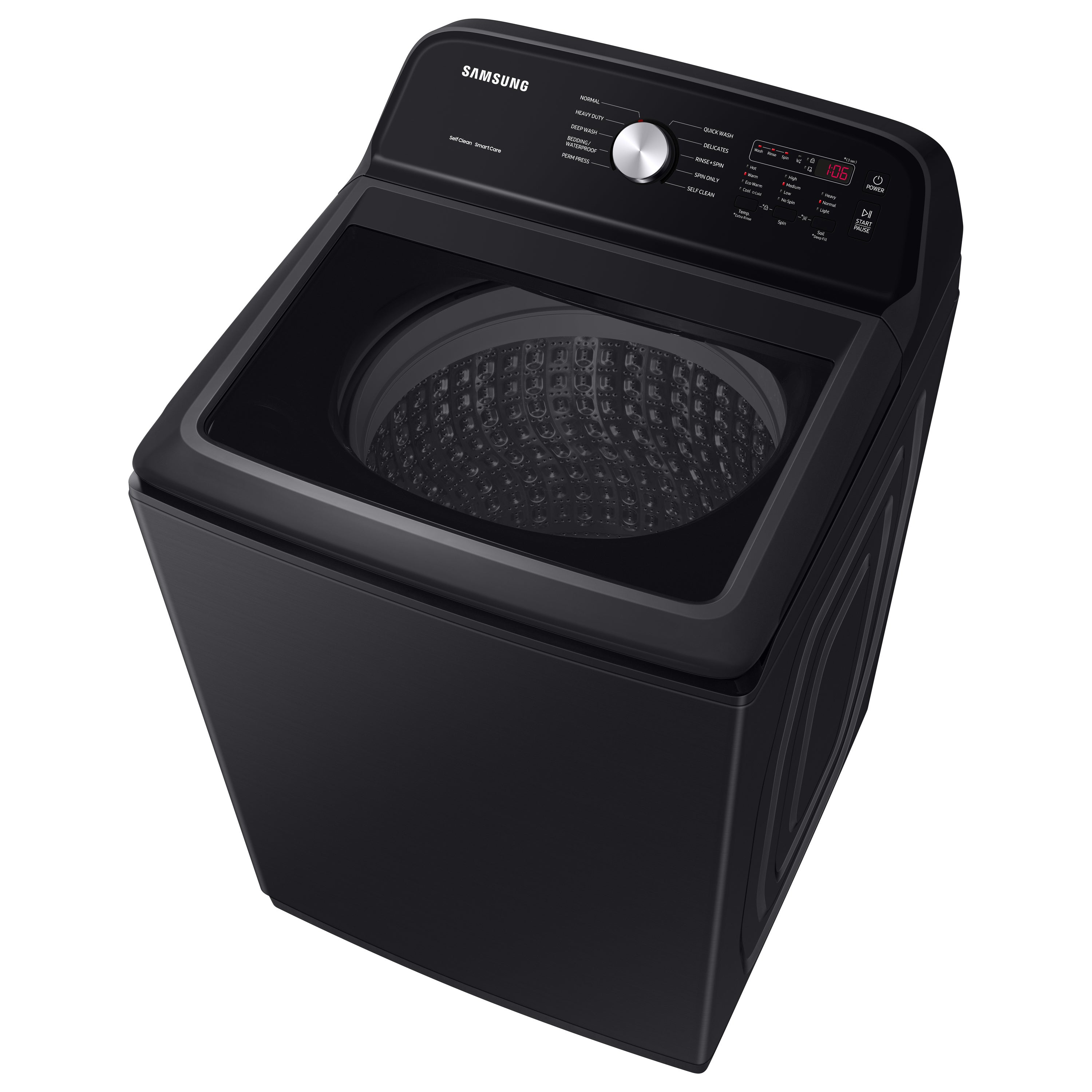 Samsung 5cu ft High Efficiency Impeller TopLoad Washer (Brushed Black