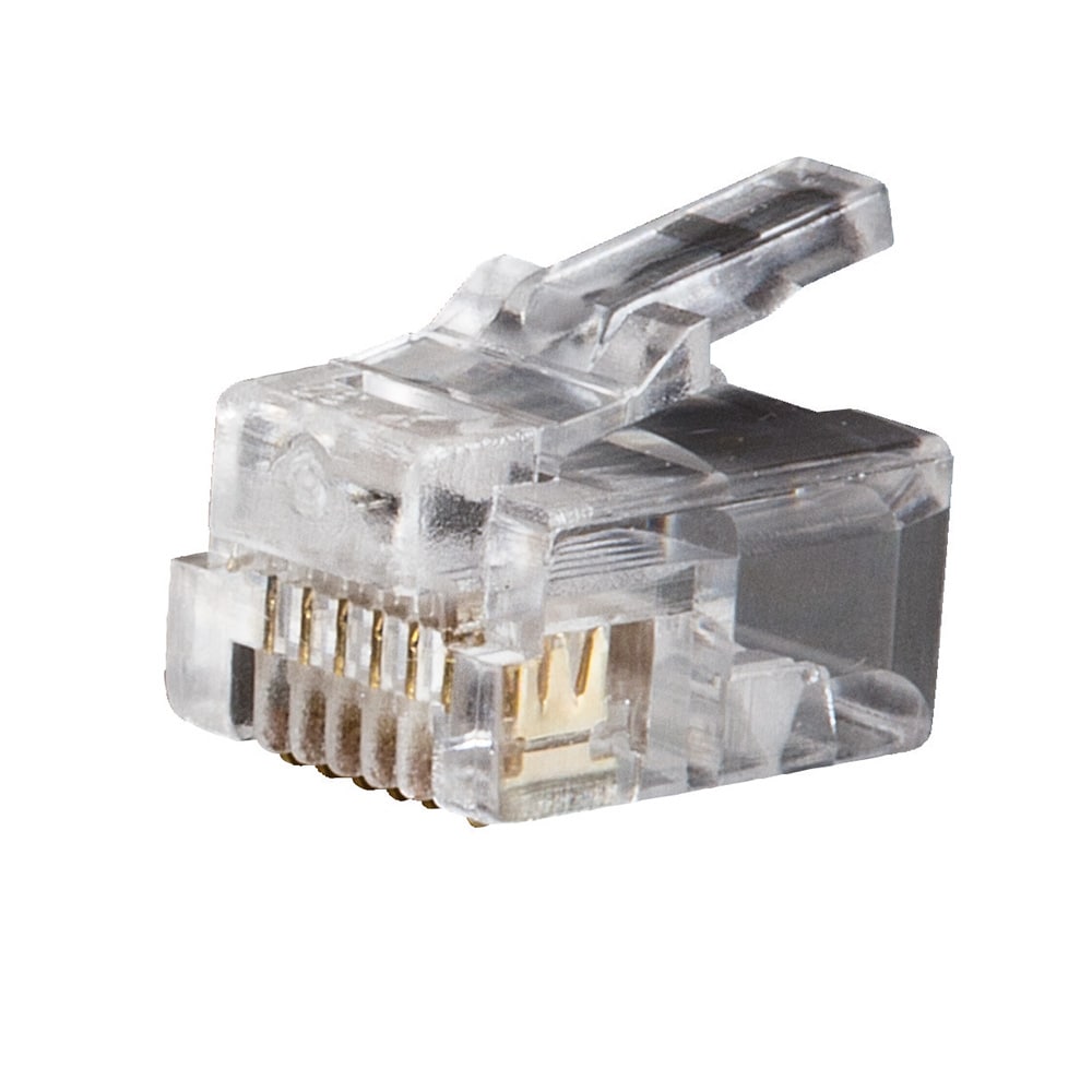 Klein Tools VDV826600 Modular Telephone Plugs RJ12 6P6C, 25-Pack