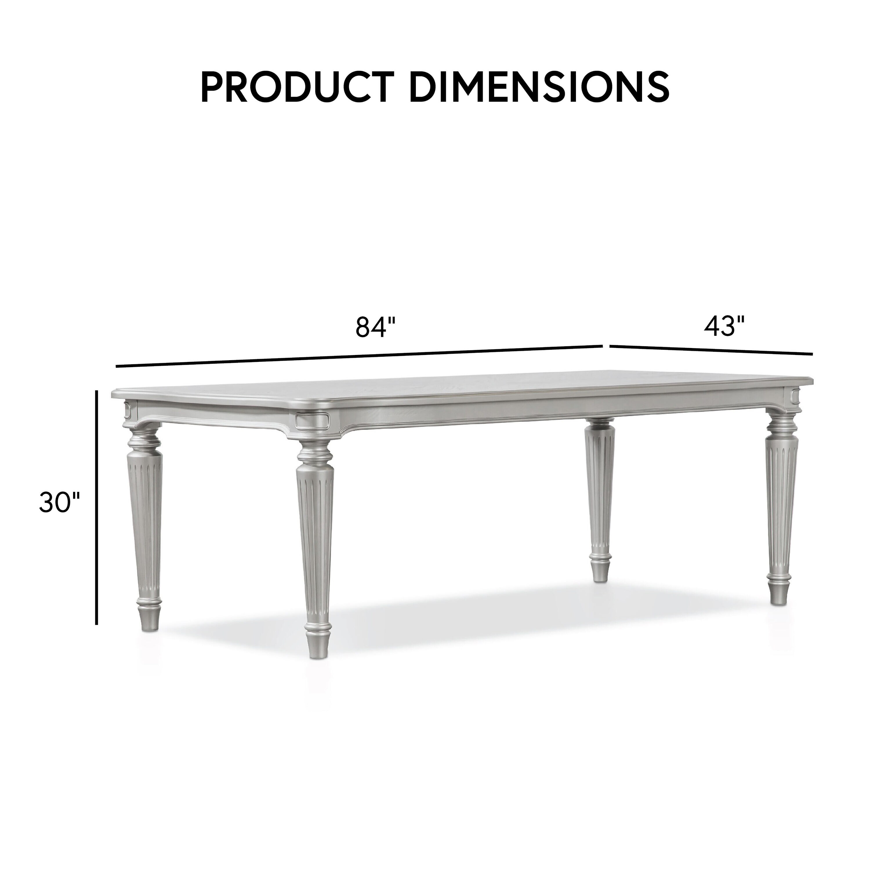 Furniture of America IDF3416SV-T-7PC Dining-Sets - View #3