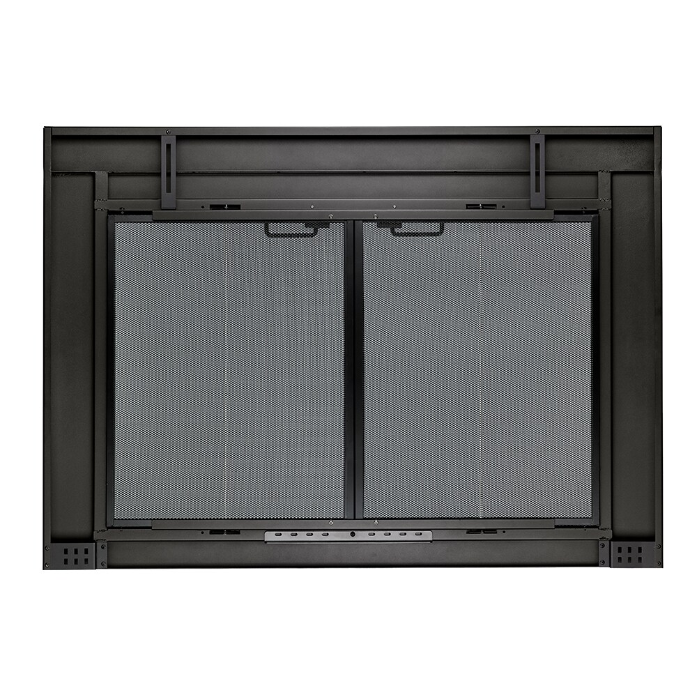 allen + roth FPDS602SLV Glass-Fireplace-Doors - View #4