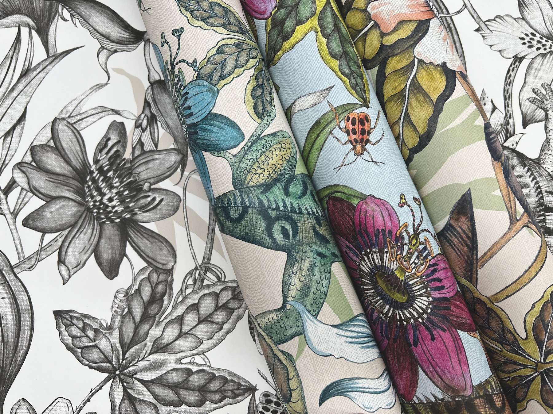 York Wallcoverings BL1703 60.8-Sq. Feet White Charcoal Non-woven Animals Unpasted Wallpaper
