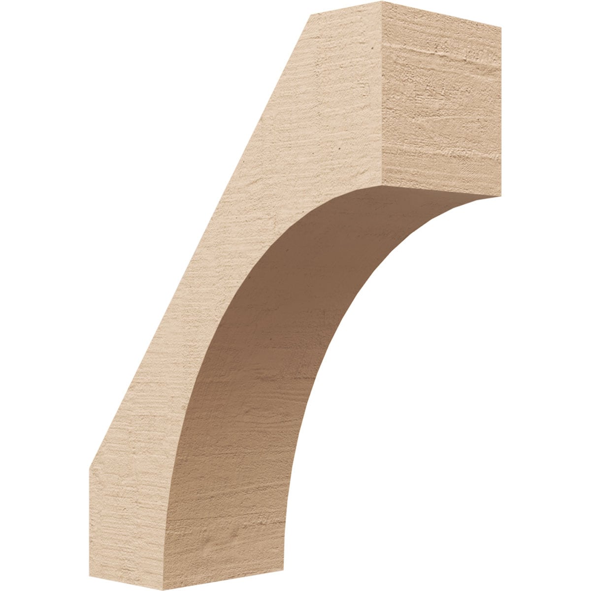 Ekena Millwork BRCUR05X12X16WTLRCPR 5-in x 16-in x 12-in Primed Urethane