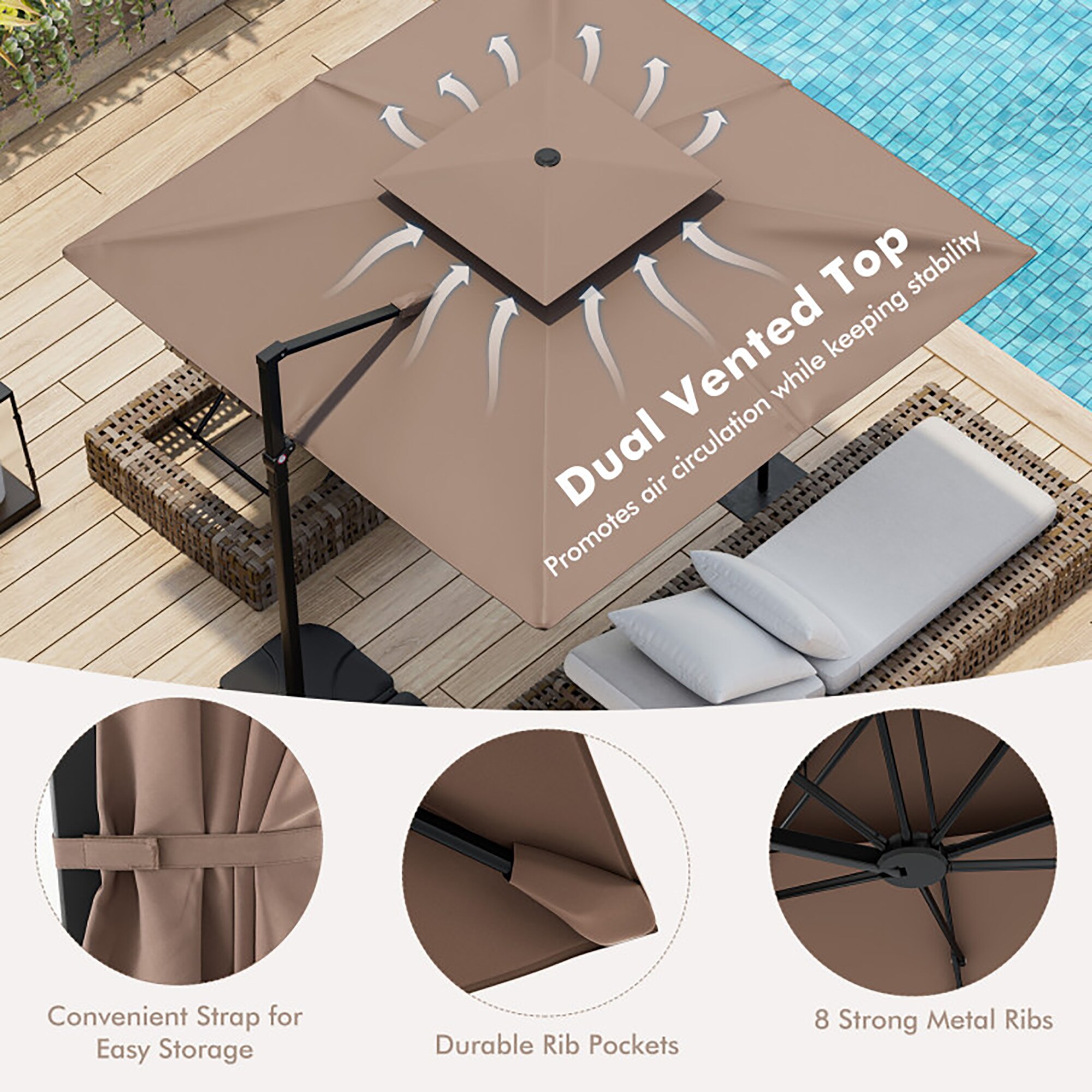 CASAINC CA-11RD Umbrellas-2 - View #6