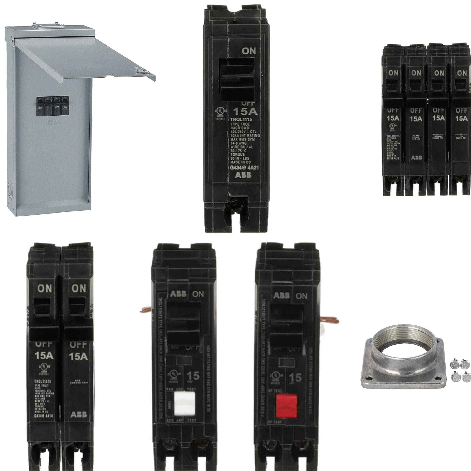 ABB  ReliaHome 200 -Amp Outdoor Main Breaker Load Center and Accessories Collection