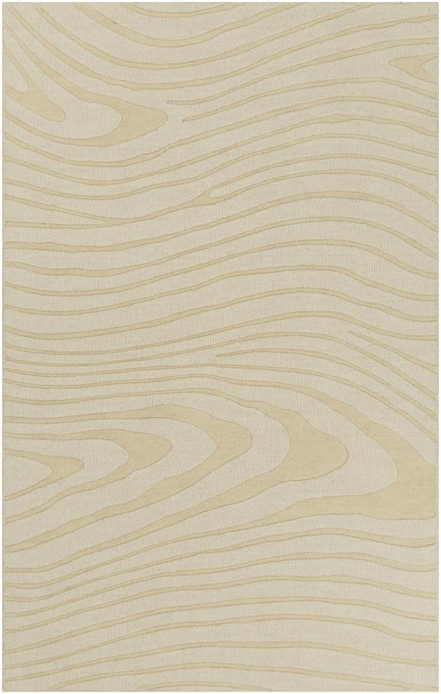 Surya M5464-3353 Mystique 3 X 5 (ft) Wool Cream Indoor Abstract Industrial Area Rug