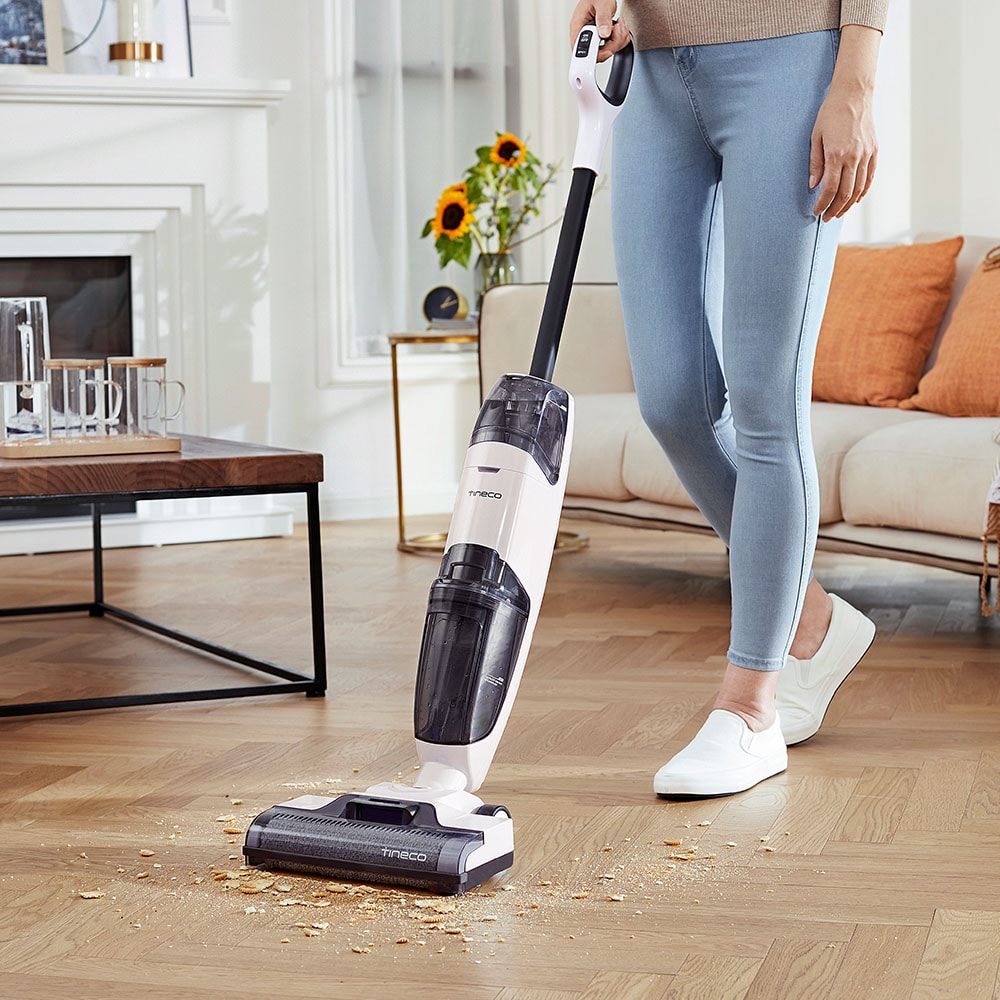 Tineco iFLOOR 2 Complete Cordless Wet Dry Vacuum Floor Cleaner and Mop,  One-Step Cleaning for Hard Floors, Great for Sticky Messes and Pet Hair