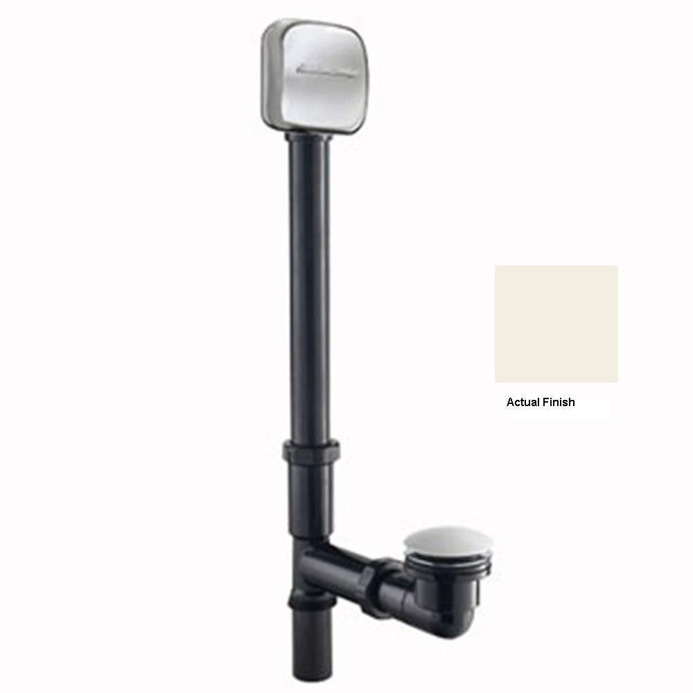 American Standard 1640305.222 Solid color Solid color Foot lock Drain with Plastic Pipe Included