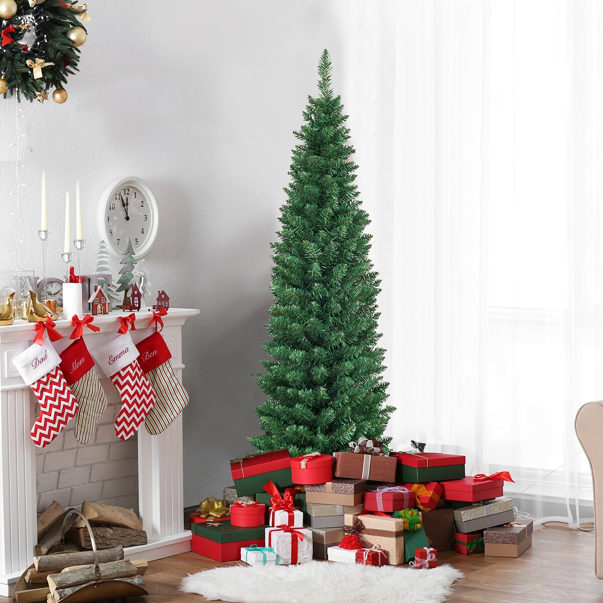 Costway CM20653 Artificial-Christmas-Trees - View #5