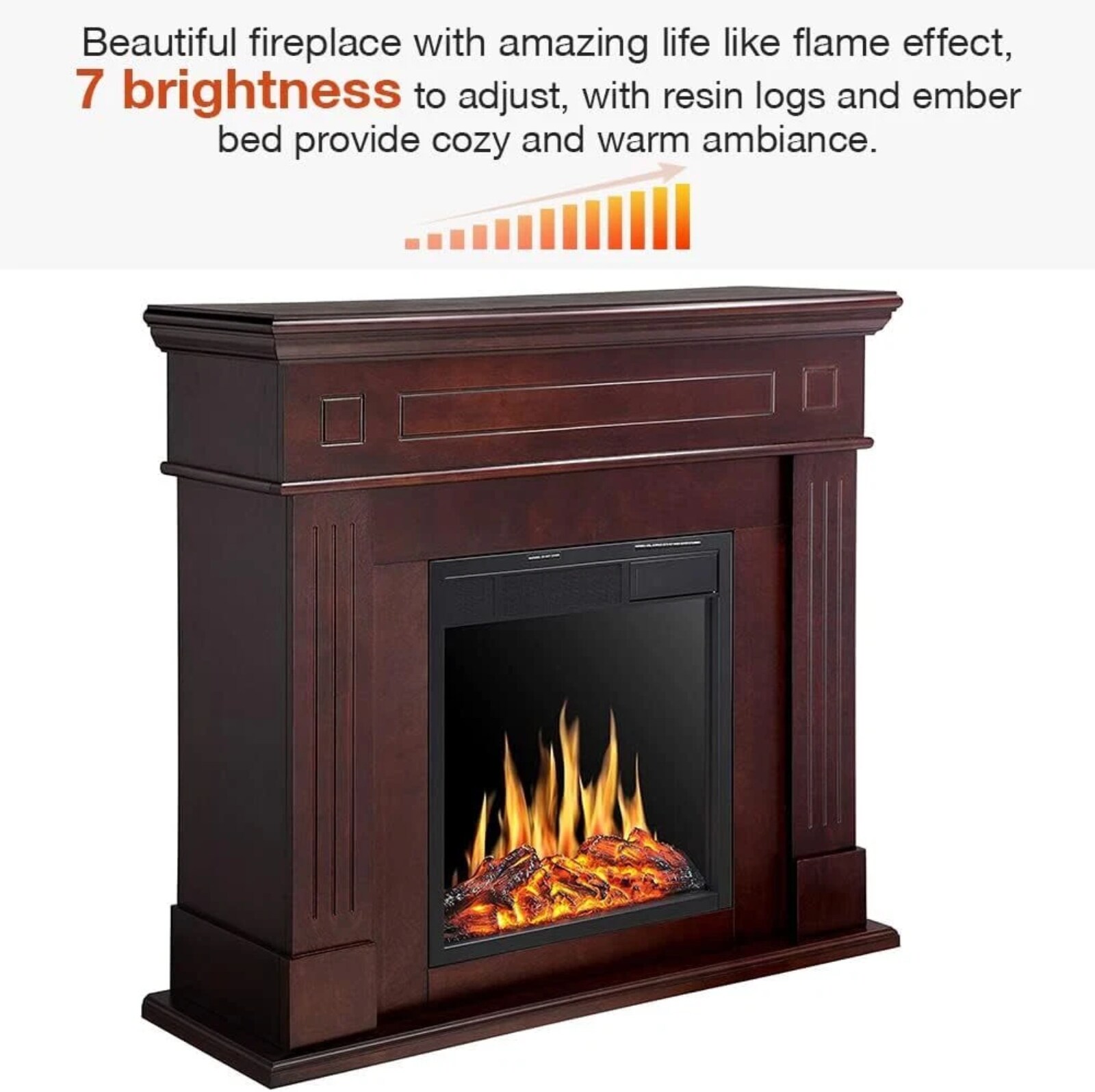 Antarctic Star LSAS-SM1804BR Electric-Fireplaces - View #4