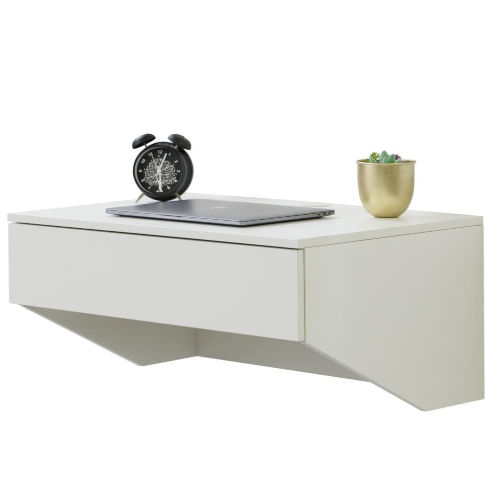 Basicwise QI003902.WT 28.5-in White Modern/Contemporary Computer Desk