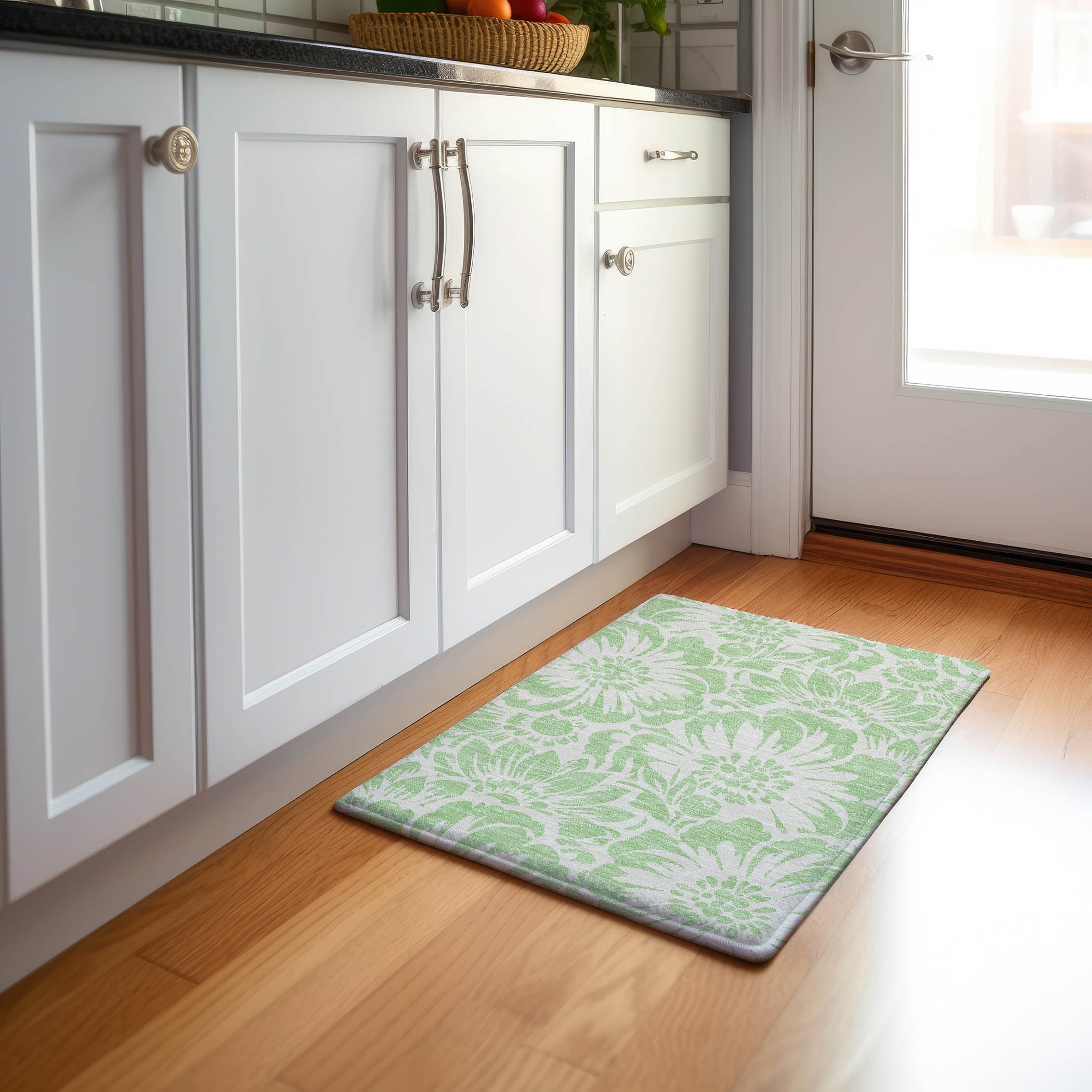 Addison Rugs AMF505PI8RO Mayfield AMF505PI 8 x 8 (ft) Loomed Polyester Pink Round Indoor Abstract Machine washable Area rug