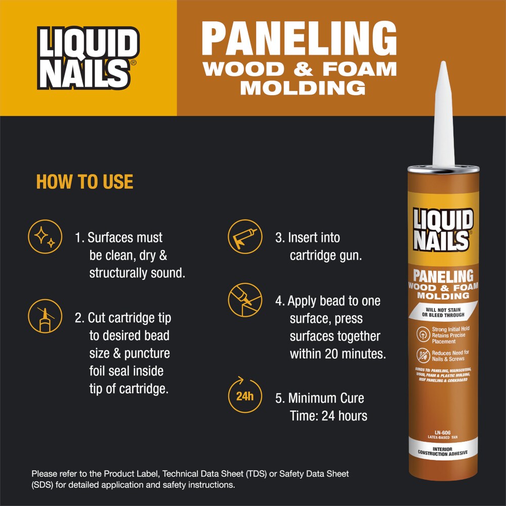 LIQUID NAILS LN-606 24PK Construction-Adhesive - View #4