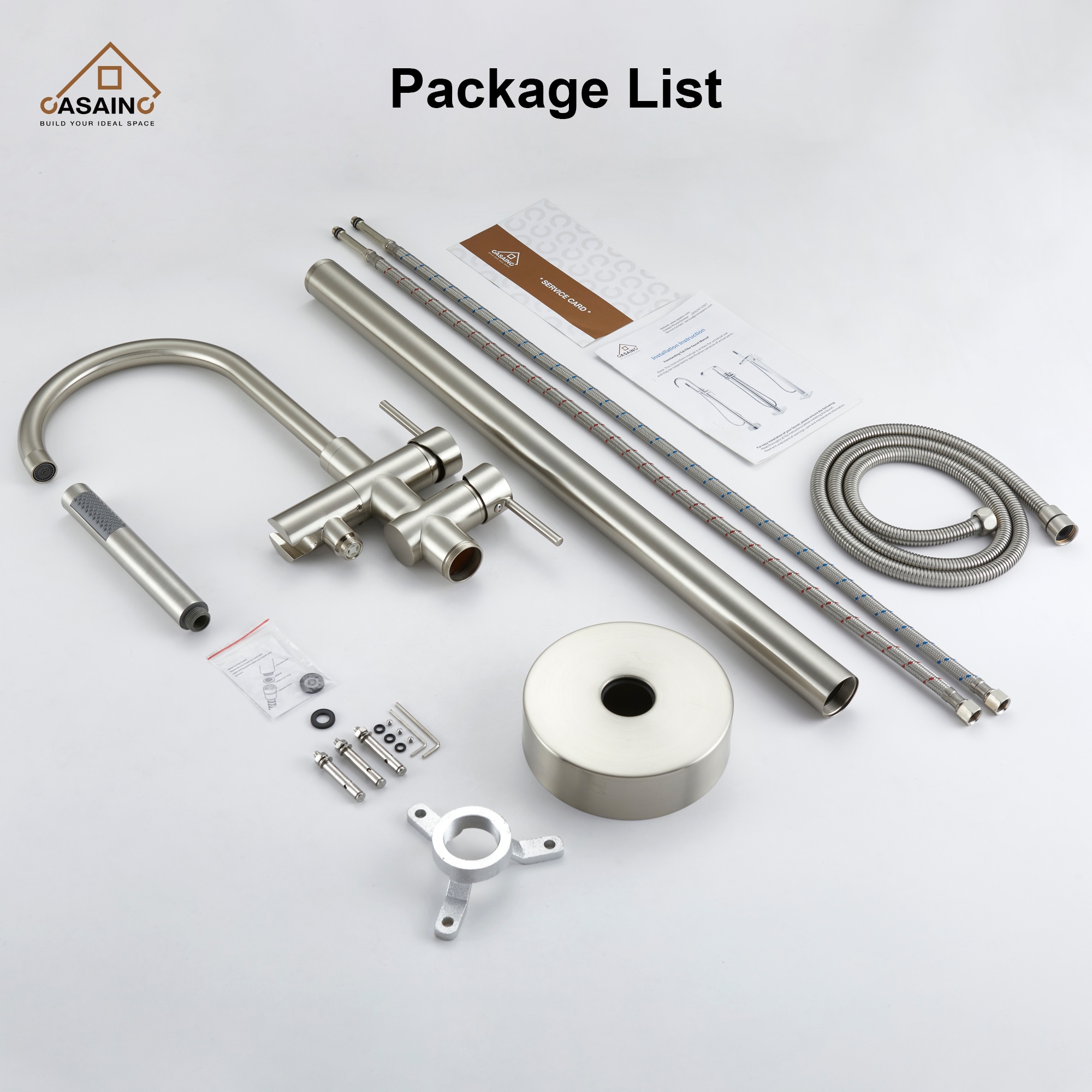CASAINC TC06-BN Roman-Tub-Faucets - View #9