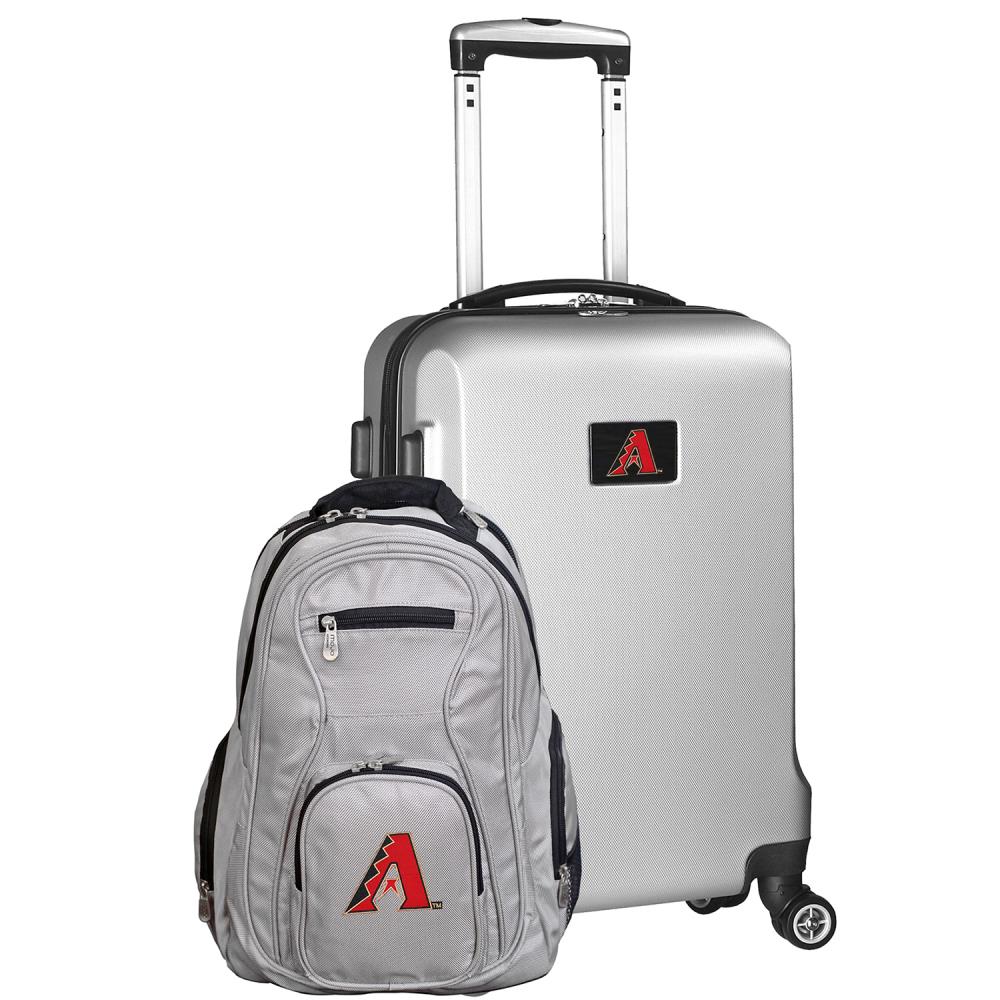 Mojo Licensing MLAZL104_SILVER 24 X 15 X 9.5 Silver Polycarbonate Hardshell Suitcase Set (2-Bag)