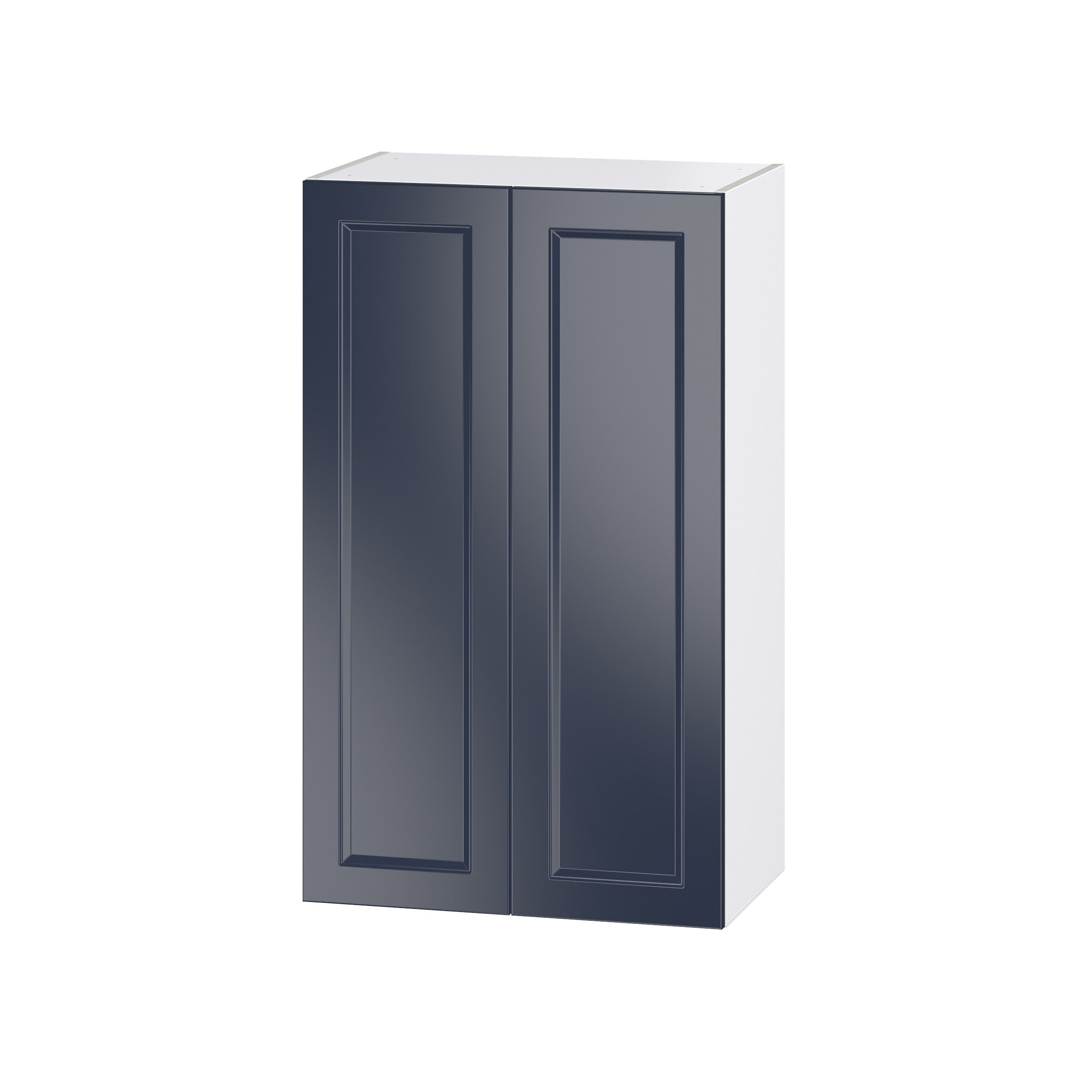 Hugo&Borg DSW2440-2-LO Lorette 24-in W x 40-in H x 14-in D Navy Blue Wall Fully assembled Cabinet (Recessed Panel Shaker)