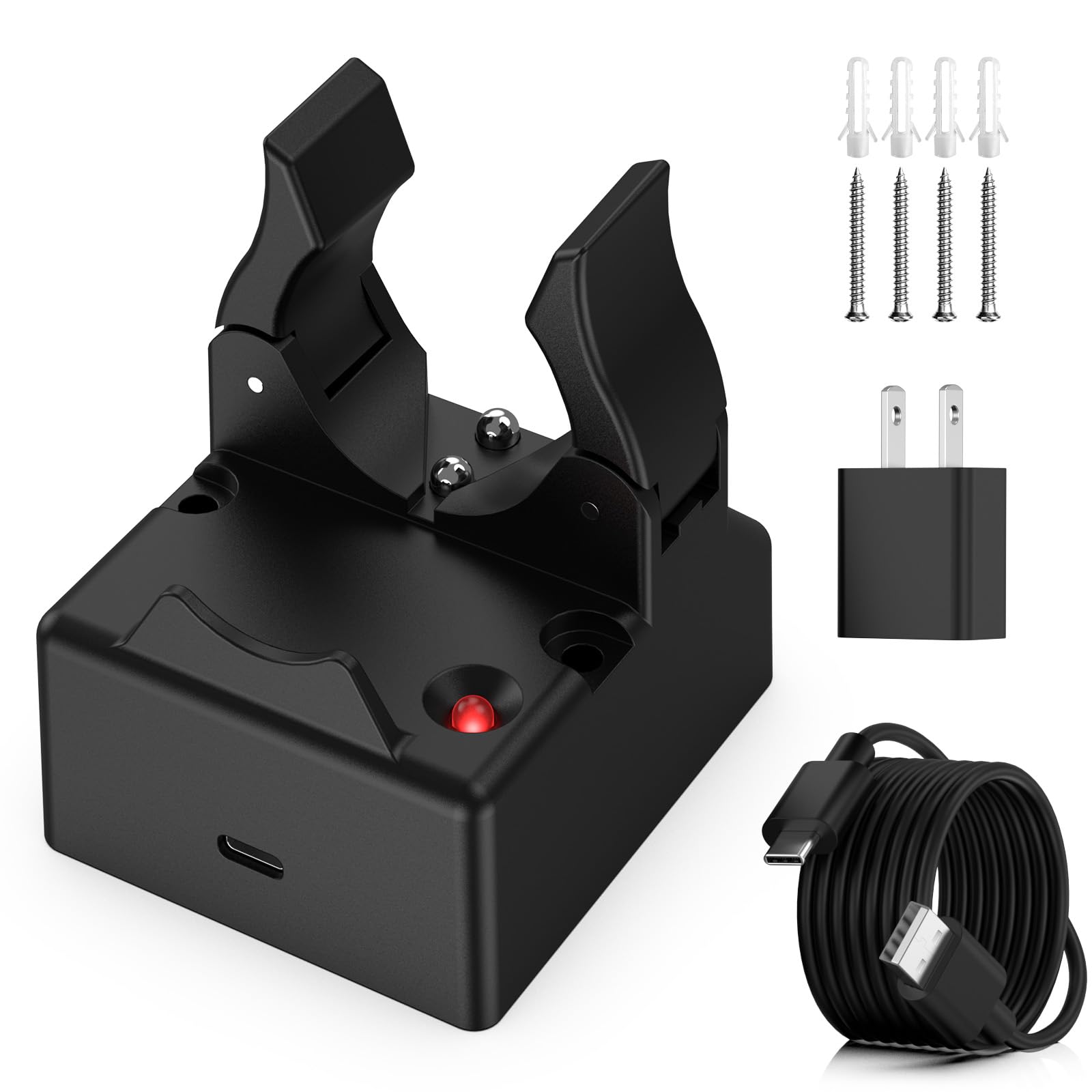 Adrinfly  USB-C Charger Holder Compatible with Stinger Series Flashlights Replacement Charger Dock with One Point Five Meter Power Cord and