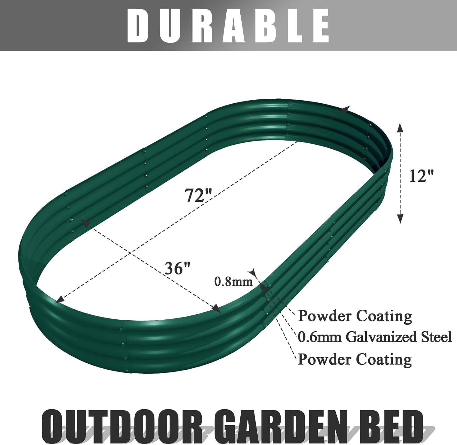 Damerin W226RA Raised-Garden-Beds - View #3