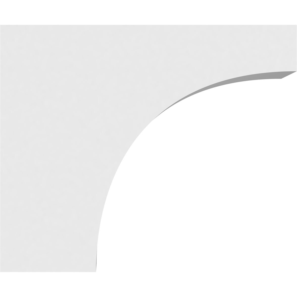 Ekena Millwork RFTP05X10X12HUN Exterior-Brackets-Braces - View #3