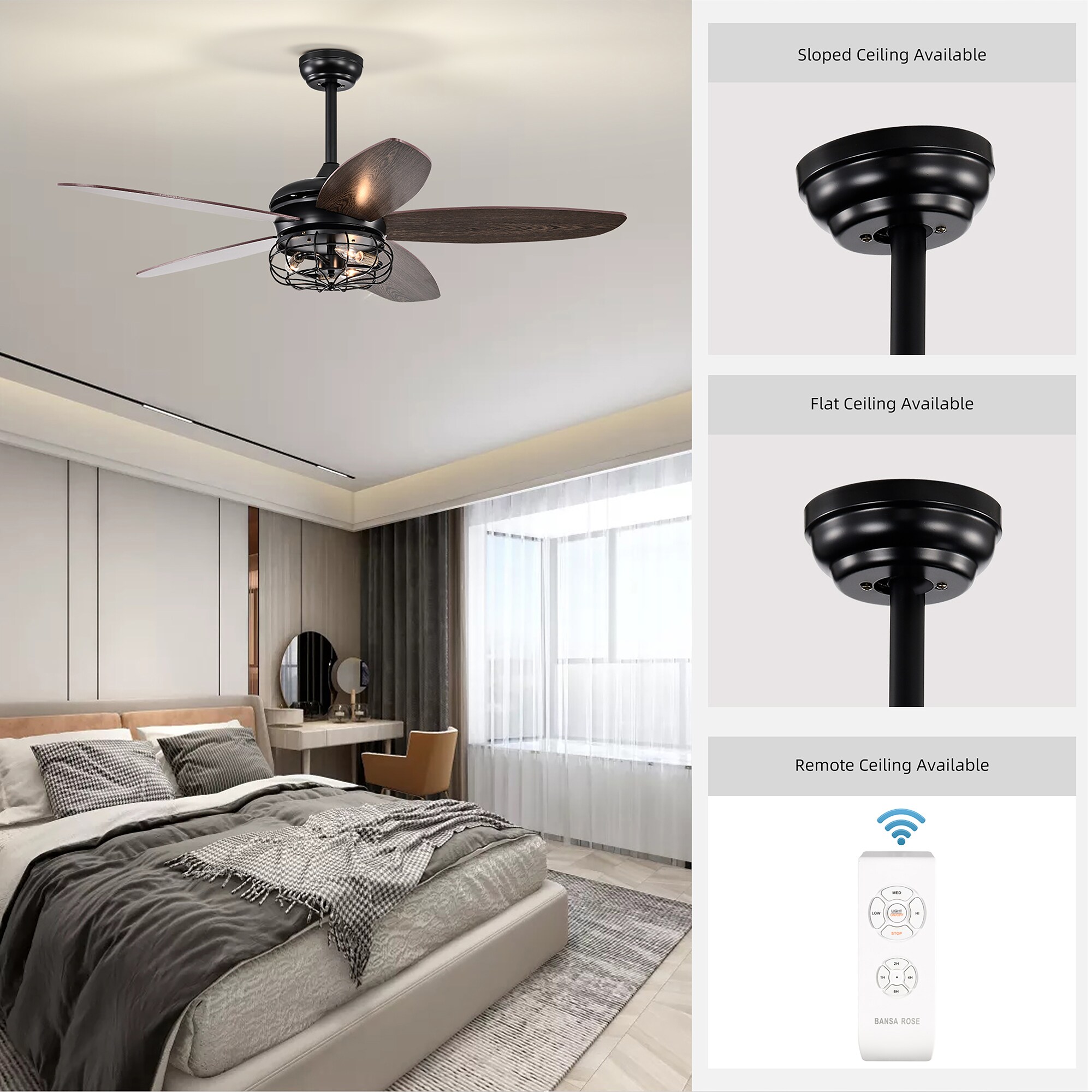 ExBrite LWYFFMFL5201B Ceiling-Fans - View #15
