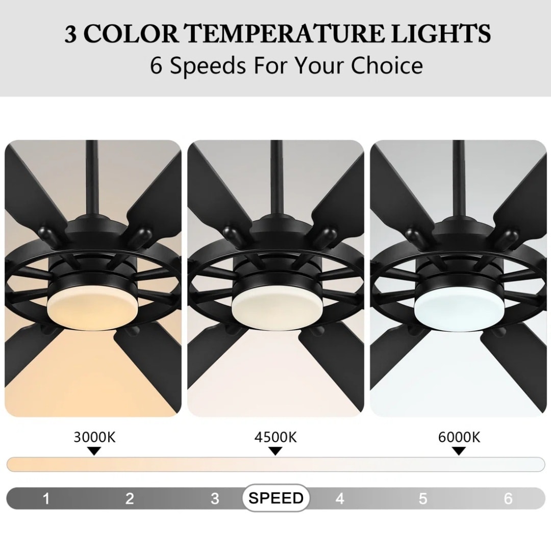 MLIAN WBCF-BS263-BK Ceiling-Fans - View #6