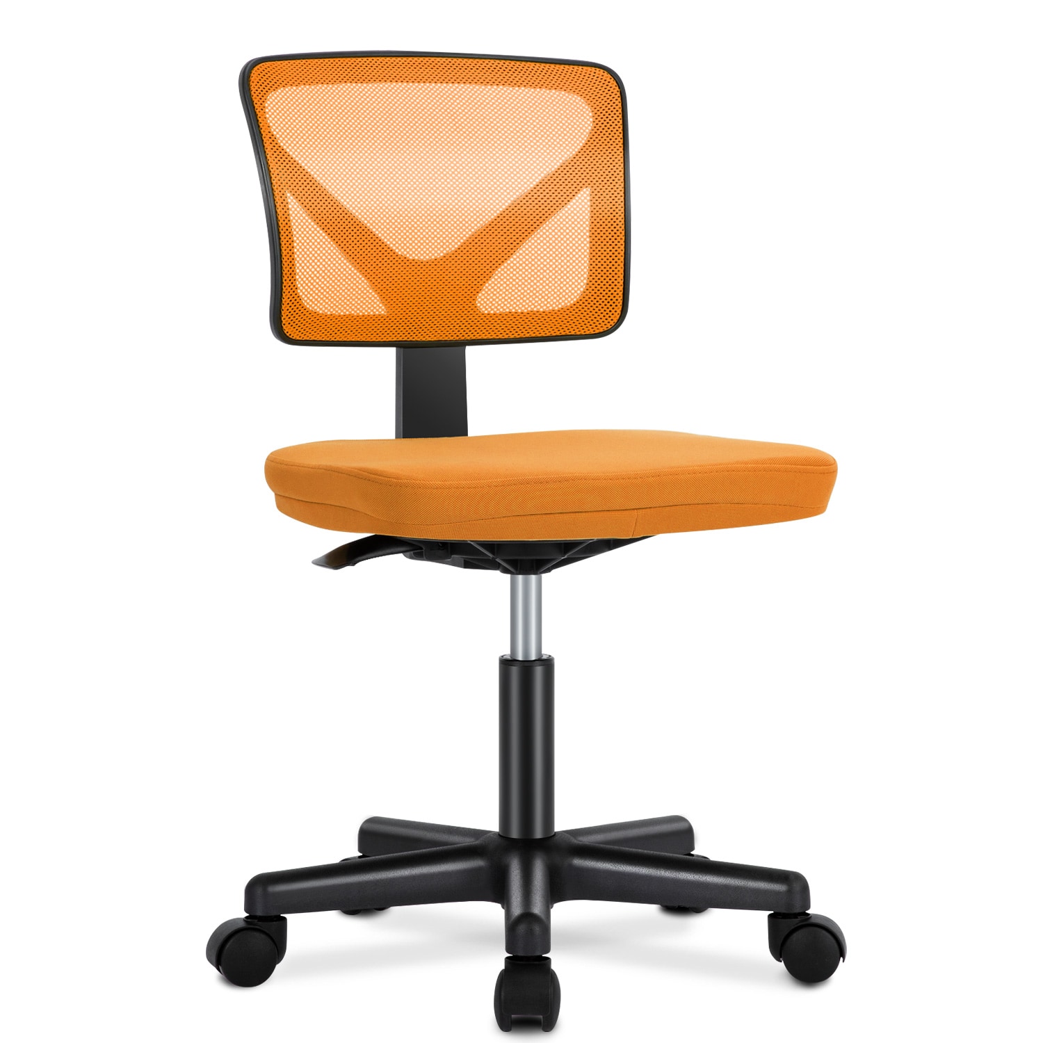 Maocao Hoom JL1134218 Orange Contemporary Ergonomic Adjustable Height Swivel Mesh Executive Chair