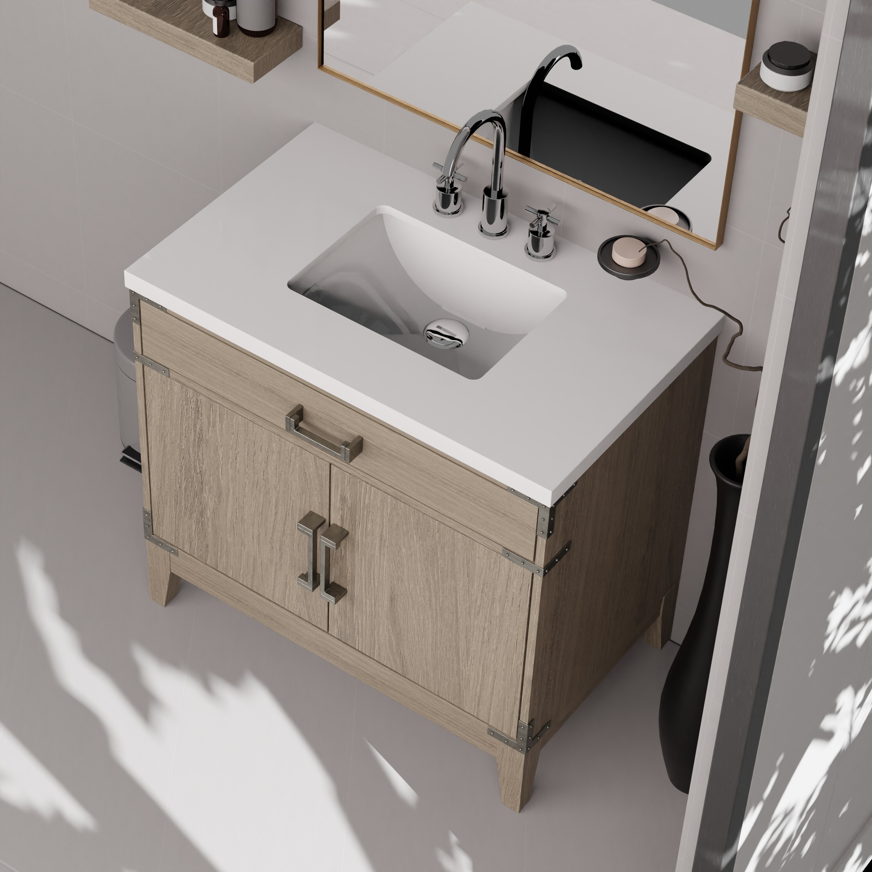 Lexora LVW36SR300 Bath-Vanity-Combo - View #12