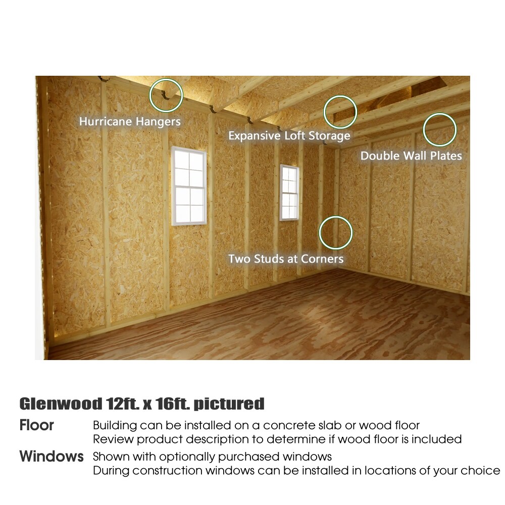 Best Barns GLENWOOD1224 Garage-Buildings - View #10