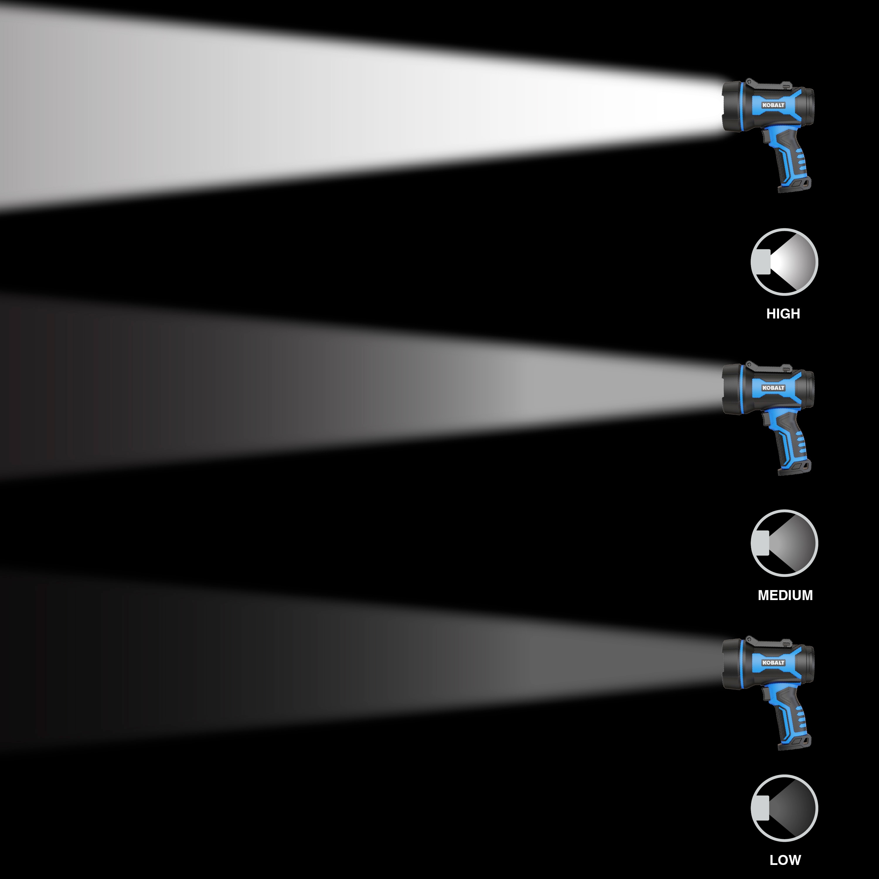 Kobalt KS5000DP flashlights - View #9