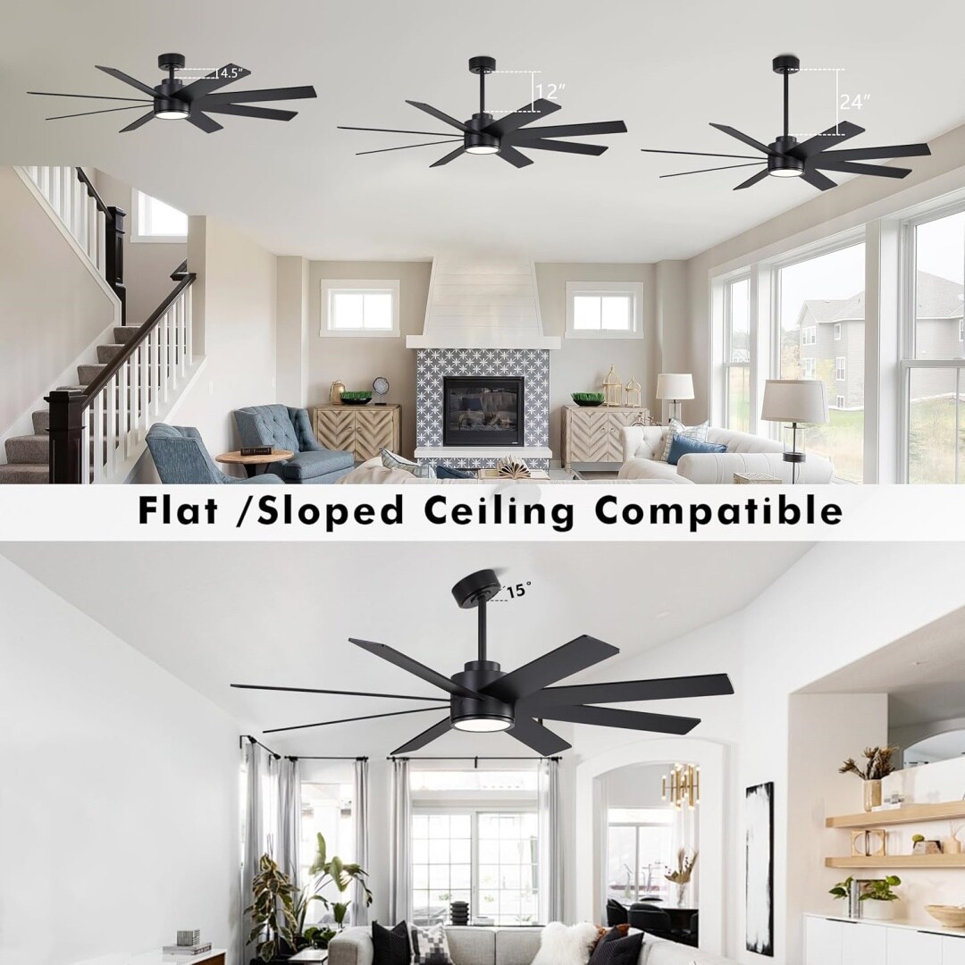 MLIAN WBCF-BS287-BK Ceiling-Fans - View #5