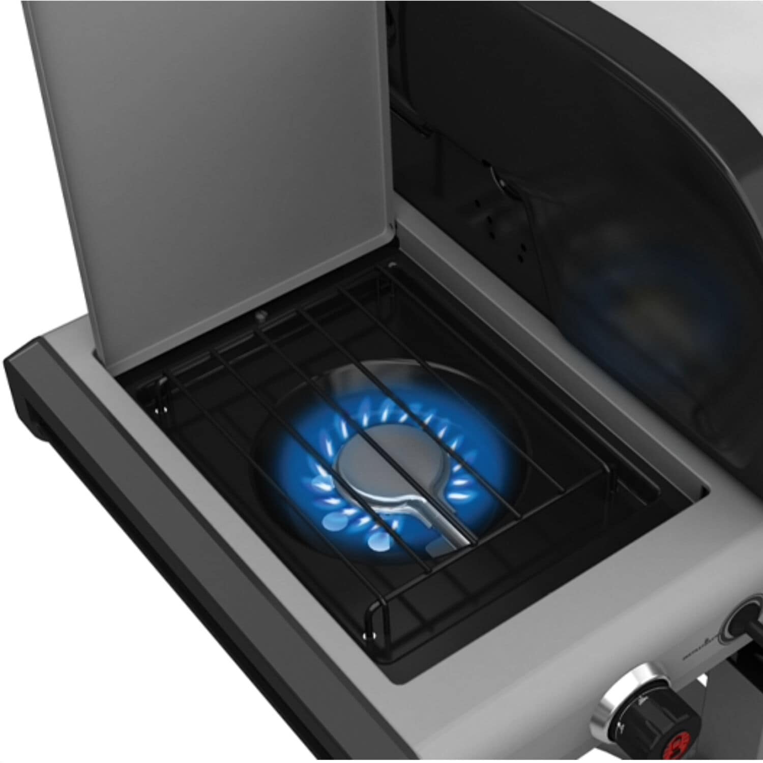 Coleman 4-Burner Stainless Steel Propane Gas Grill with Side Burner
