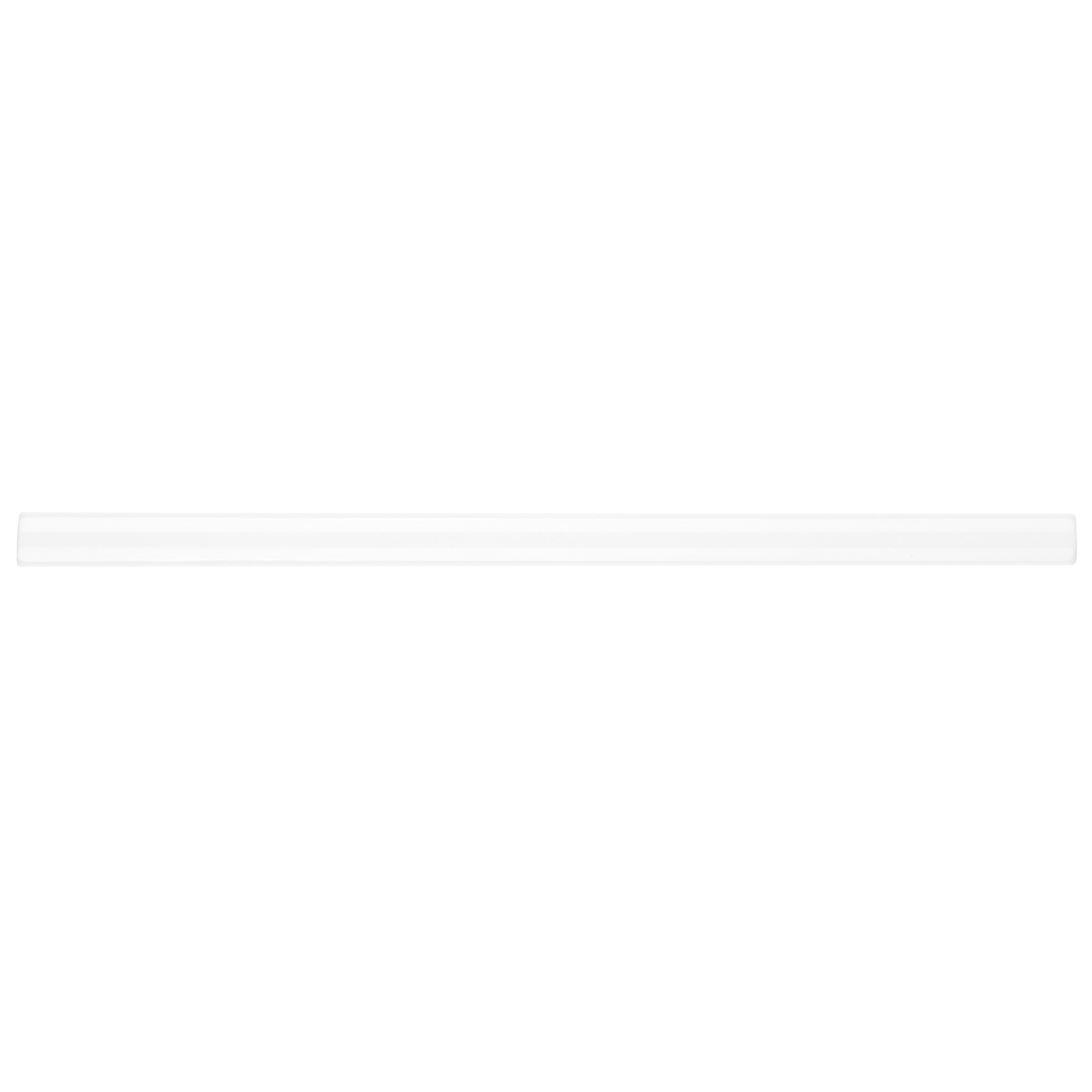 Affinity Tile WRCTWCWI Twist White Ice 1/2-in x 12-in Glossy Ceramic Pencil Tile ( 0.25-sq ft / Carton ) 5 -Pack