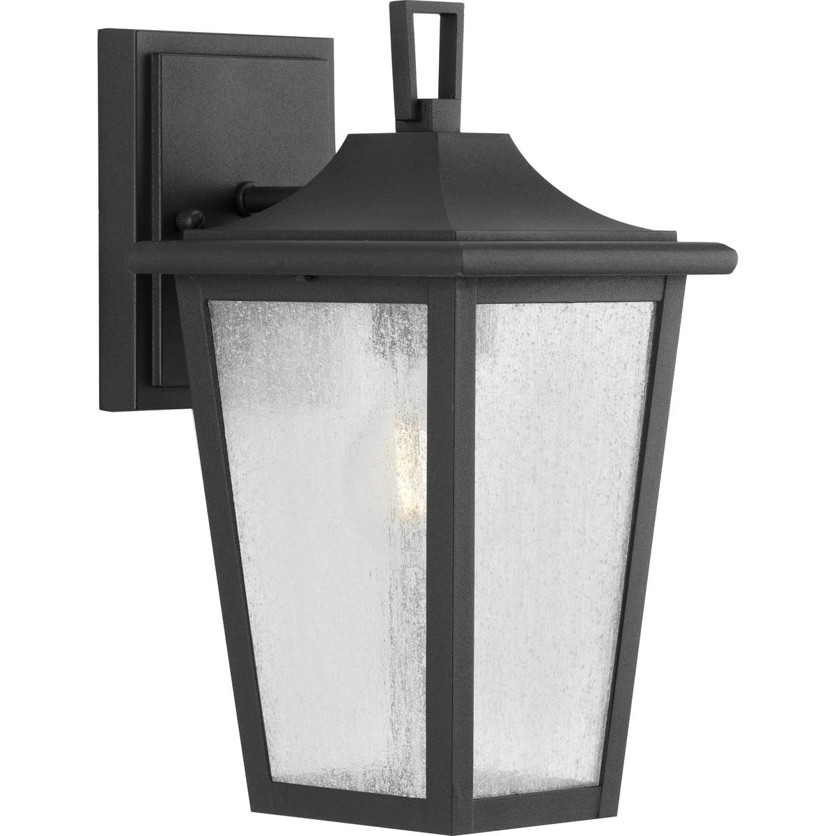 Progress Lighting P560307-031 Padgett 1 -Light 11.25-in H Black Hardwired Outdoor Wall Light