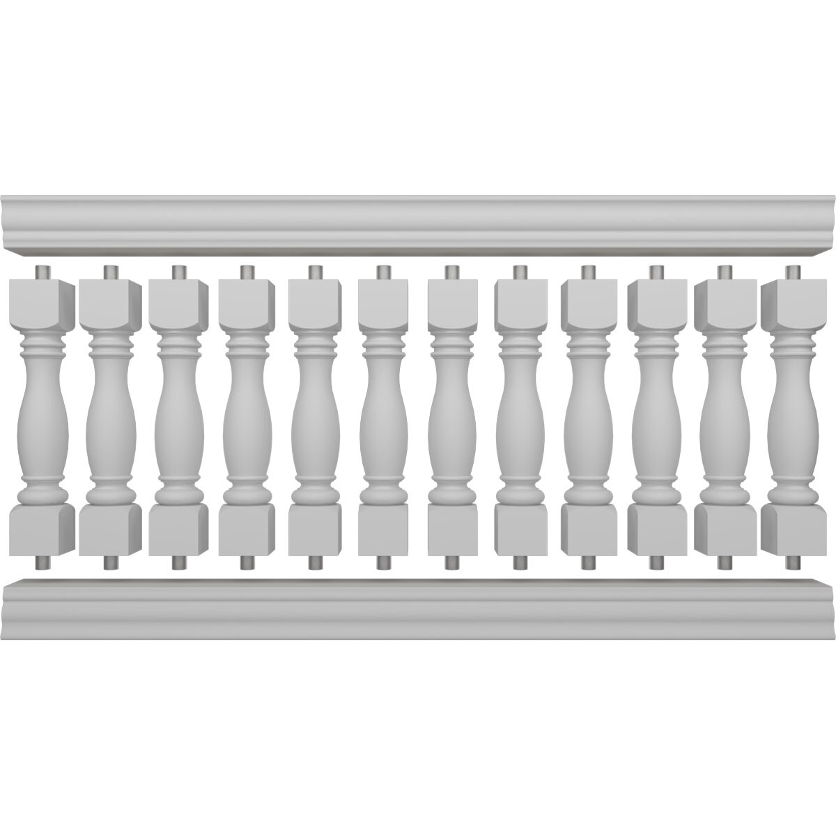 Ekena Millwork BALK42X084EMA railings - View #5