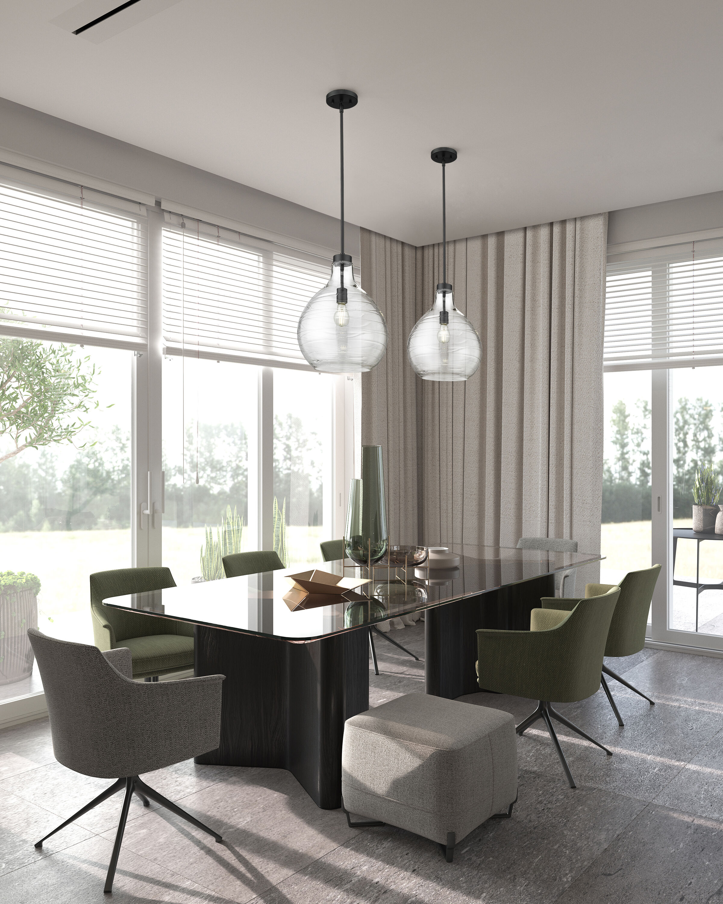 Z-Lite 496P13-MB Pendant-Lights - View #2