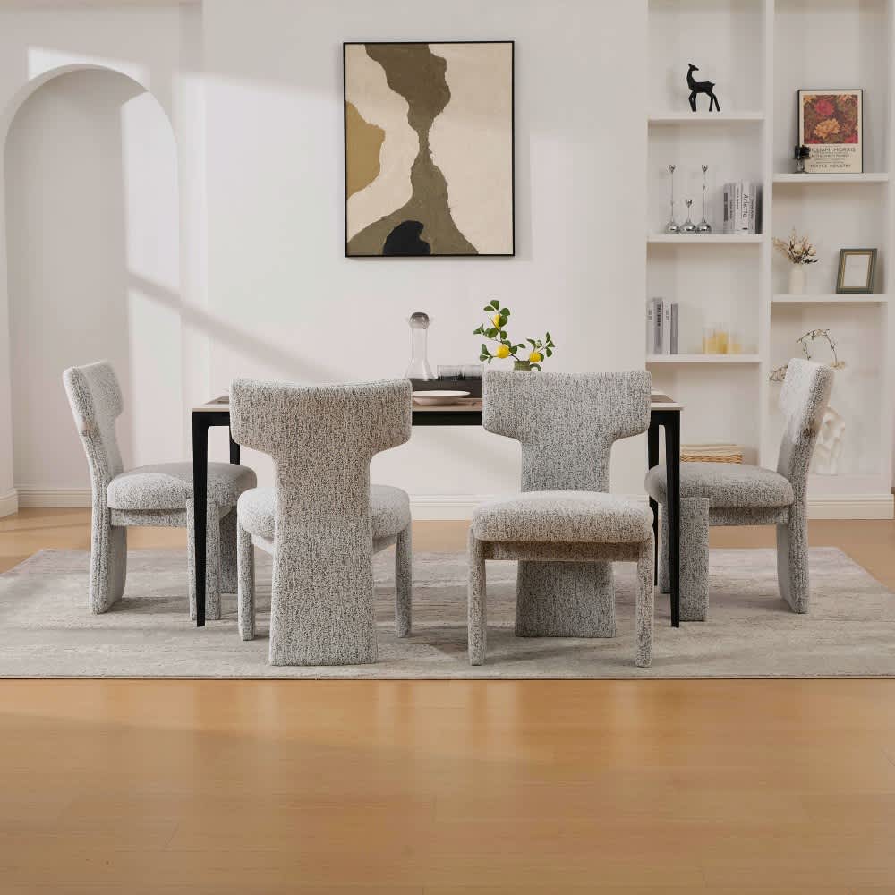 Coolbibila KIAN-DINING-WHITE Dining-Chairs - View #2