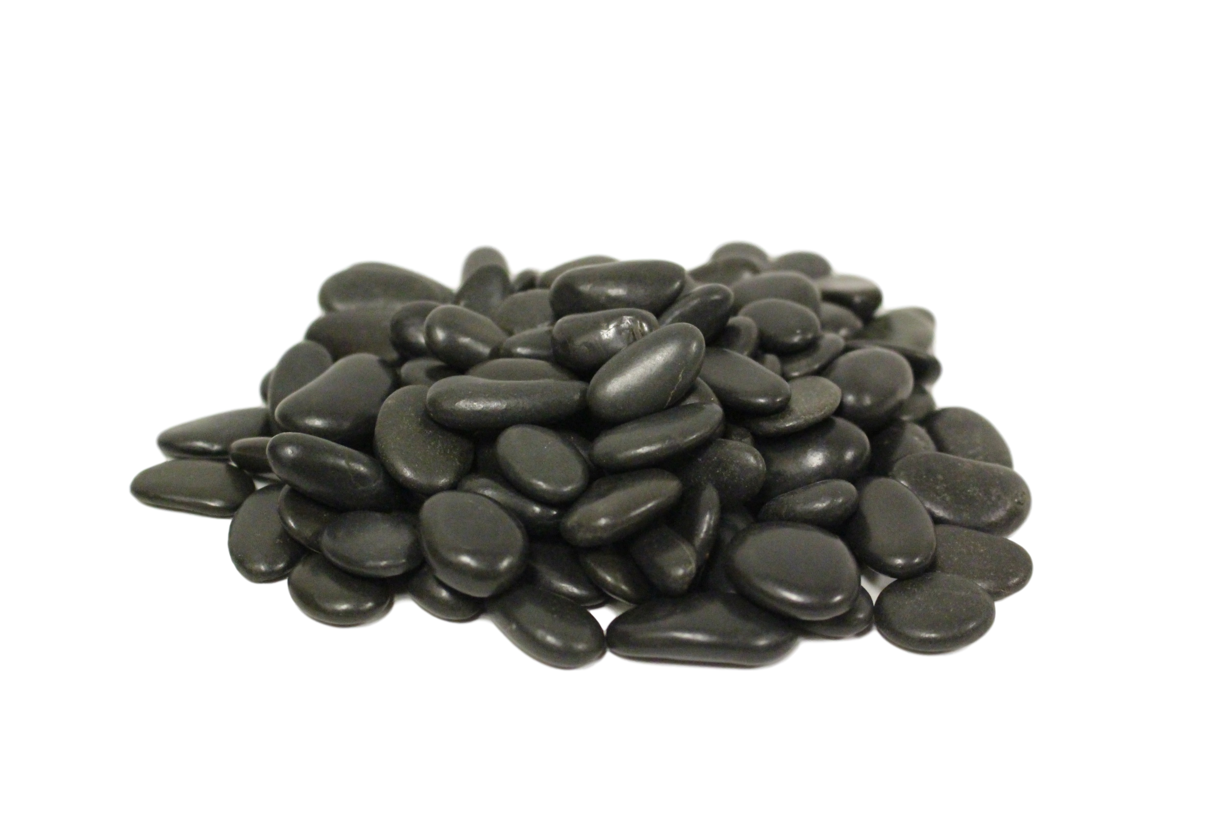 Exotic Glass 0.2-cu ft 20-lb Black Polished Pebbles (Less than 0.5-in Rock Size)