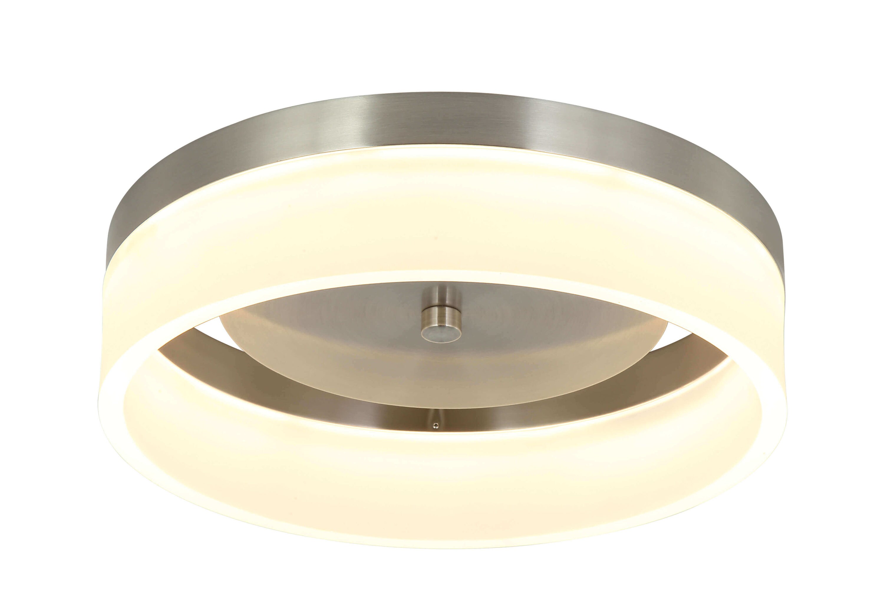 CASAINC CASASLL02 LED Flushmount 1-Light 12-in Silver LED Flush Mount Light ENERGY STAR