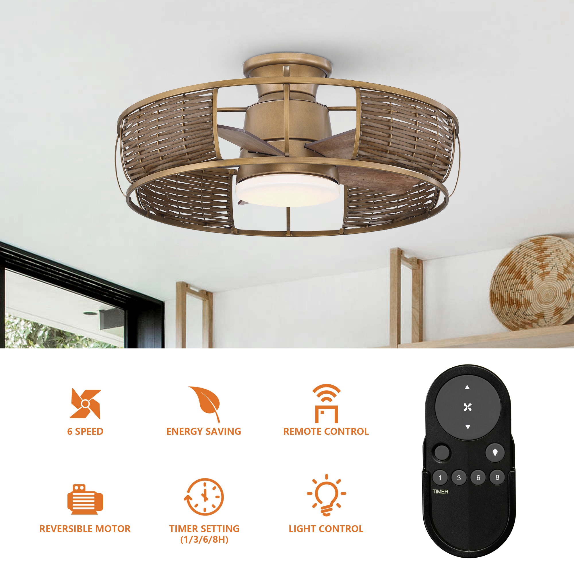 Parrot Uncle F8281110V Ceiling-Fans - View #5