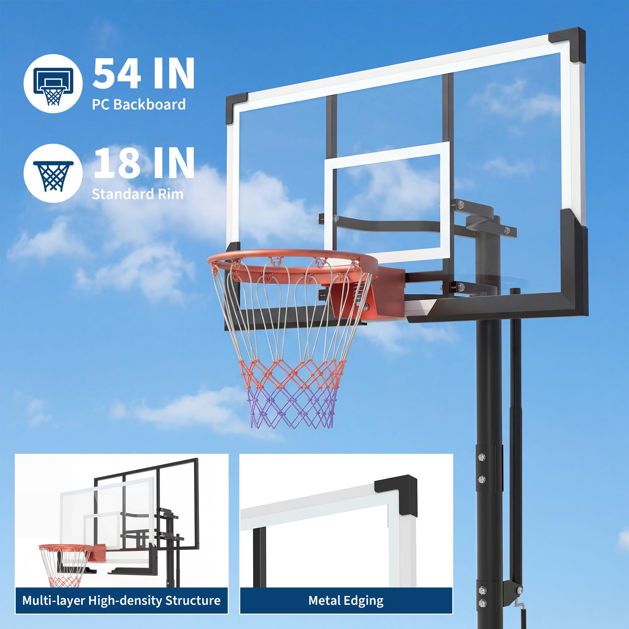 Garvee VE5VL0OMG13 Basketball-System - View #2