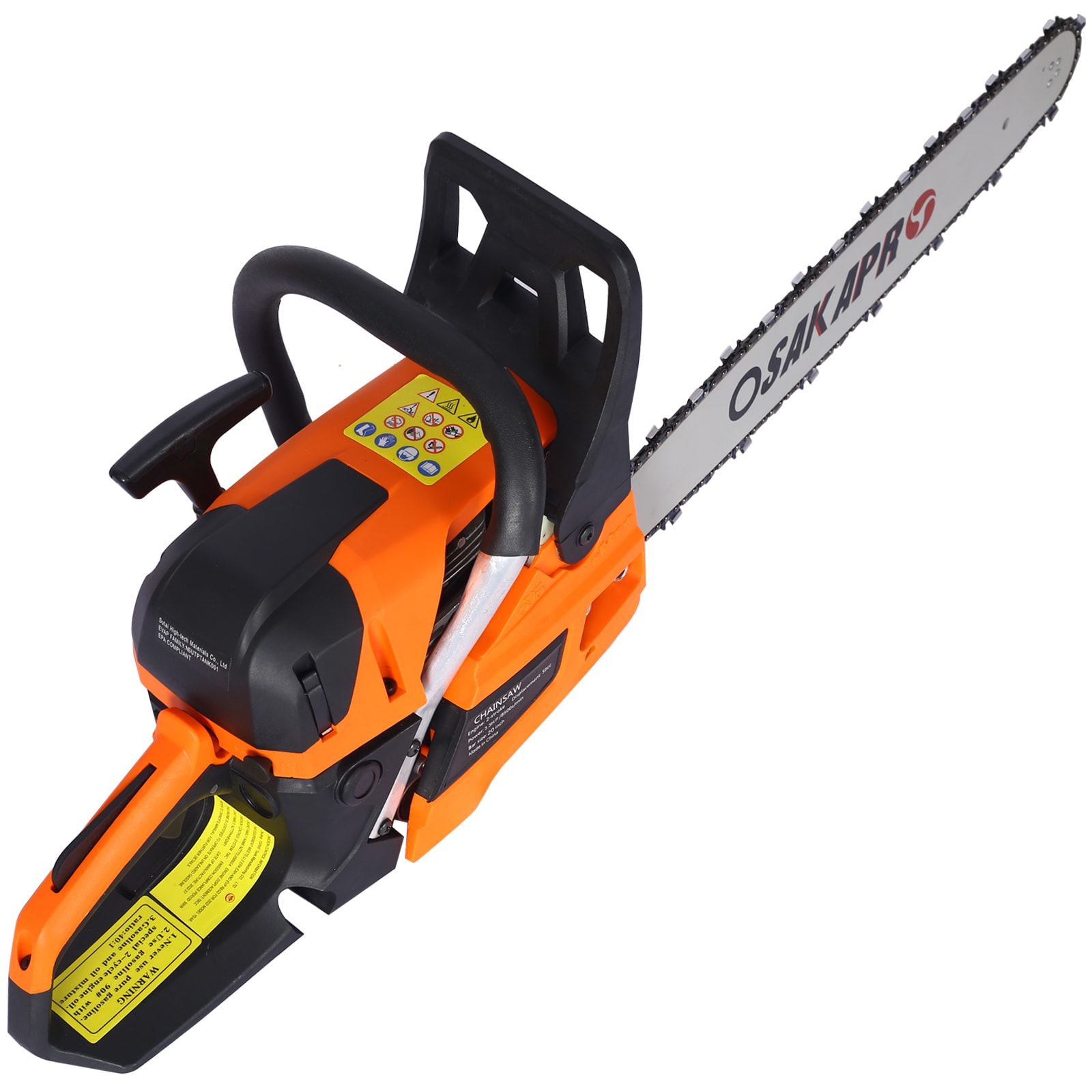 Siavonce 58cc 20-in 3.2HP Gas Chainsaw with Easy Start ZX-D0102H2QC6V ...