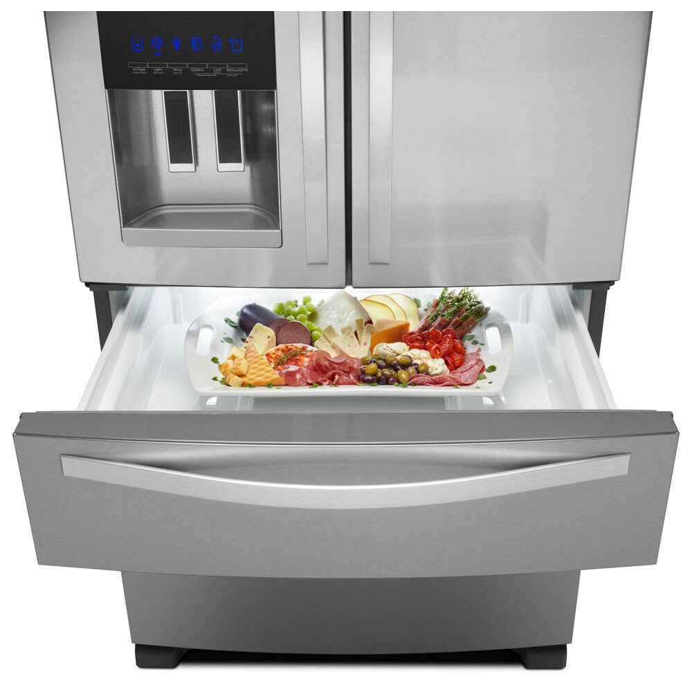 chiq 410l top mount fridge