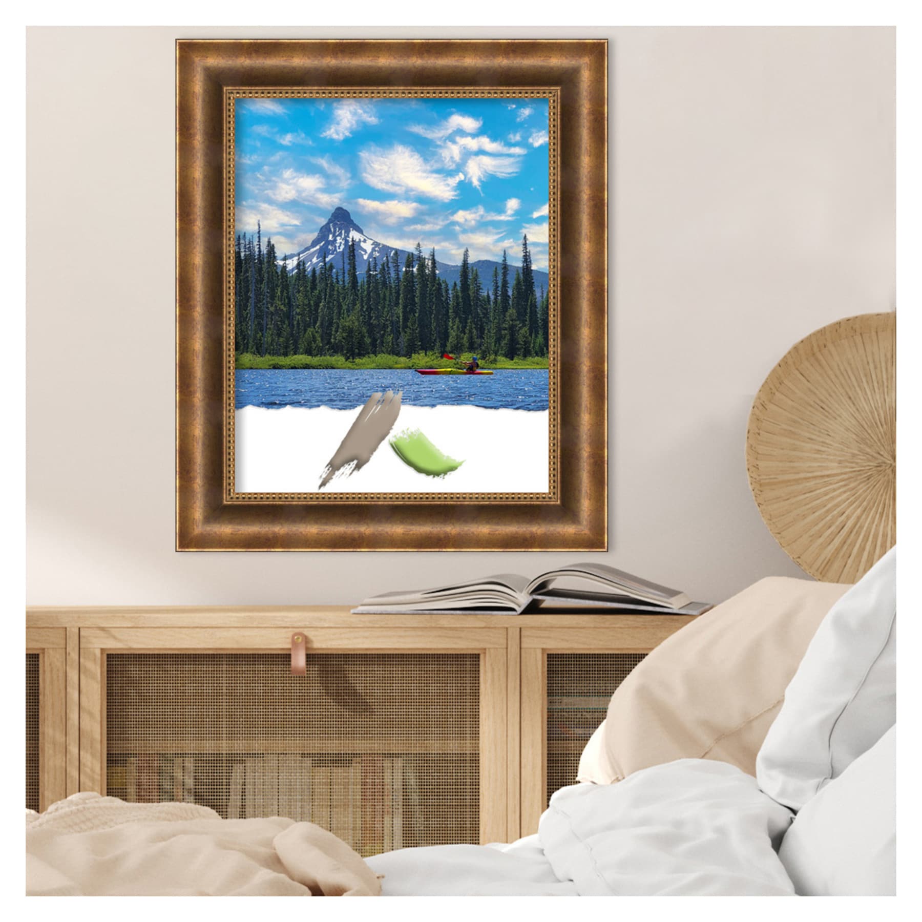 Manhattan Bronze 16x20 Classic Pine Wood Wall Frame