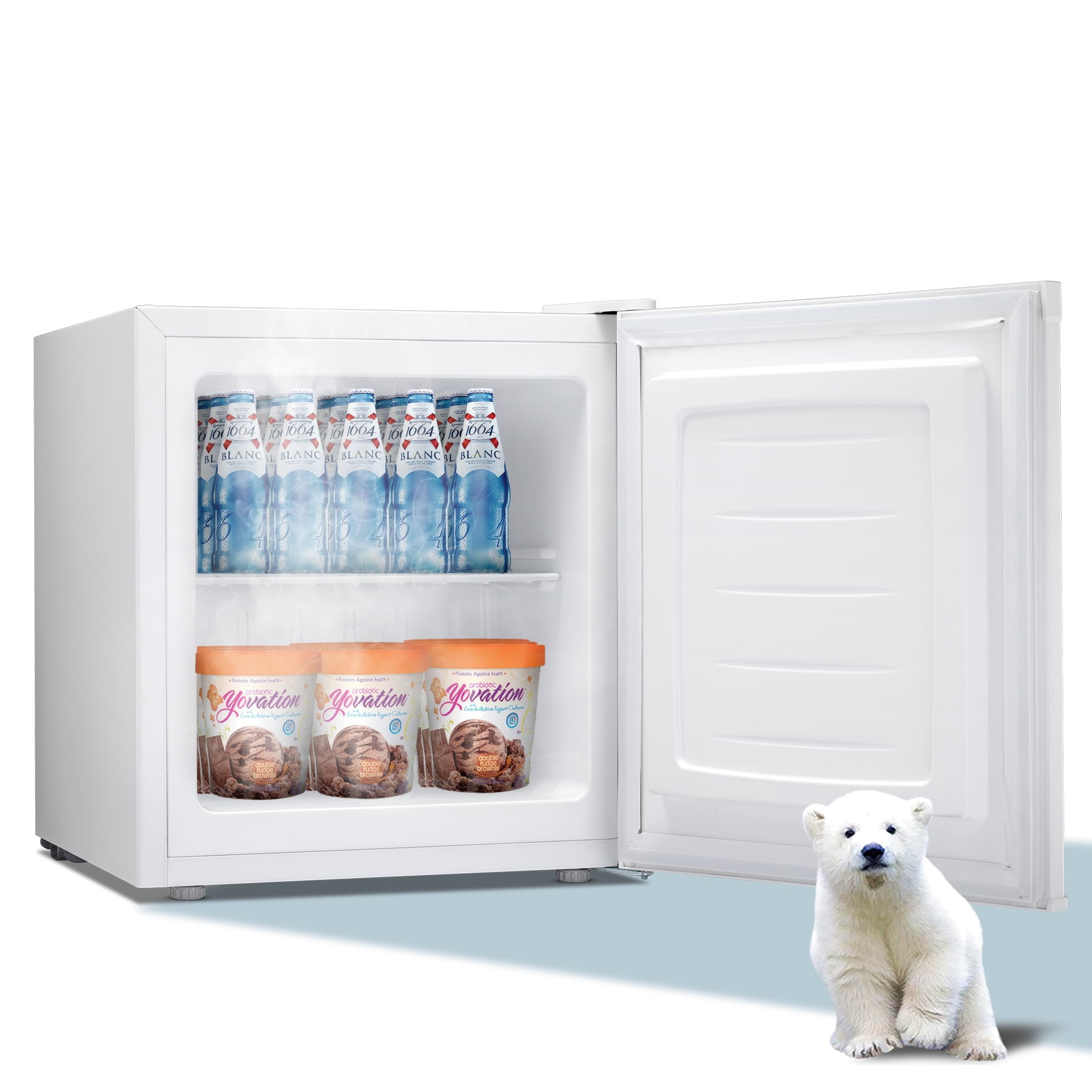 COWSAR D5840C-WHITE 1.1-cu ft Upright Freezer ( White )
