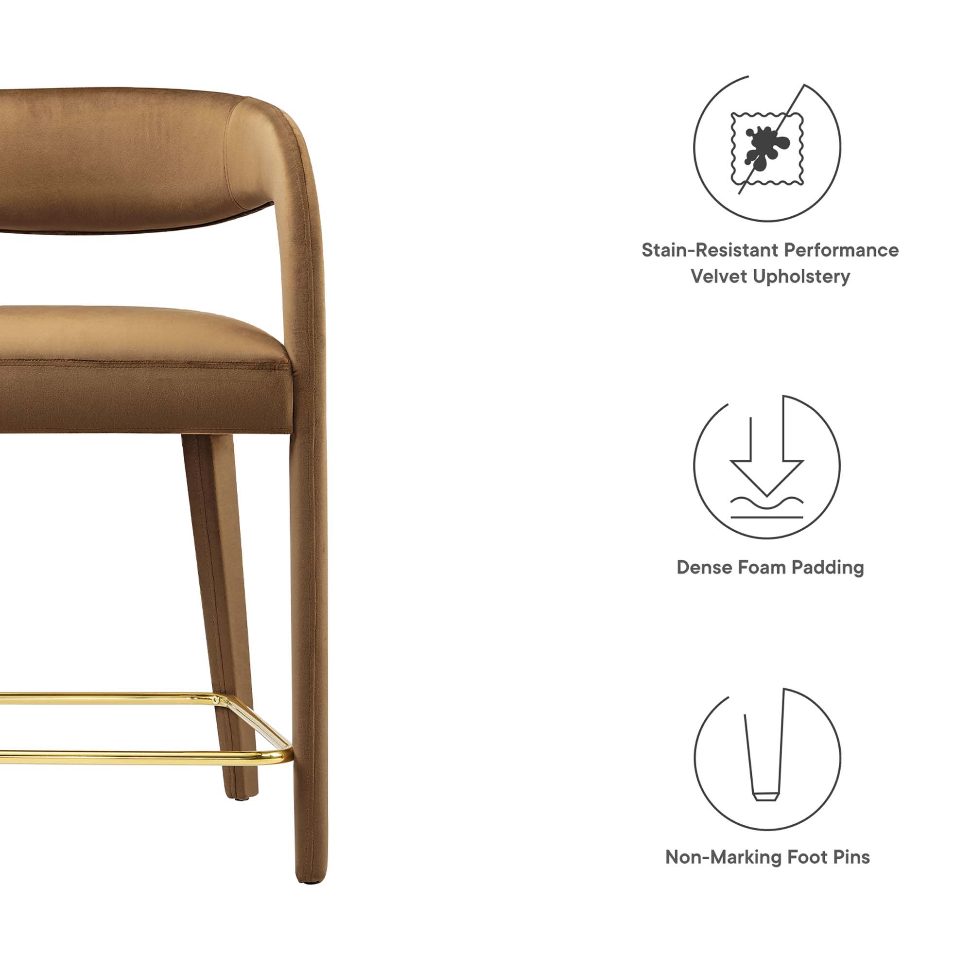 Modway EEI-6566-BRN-GLD stools - View #2