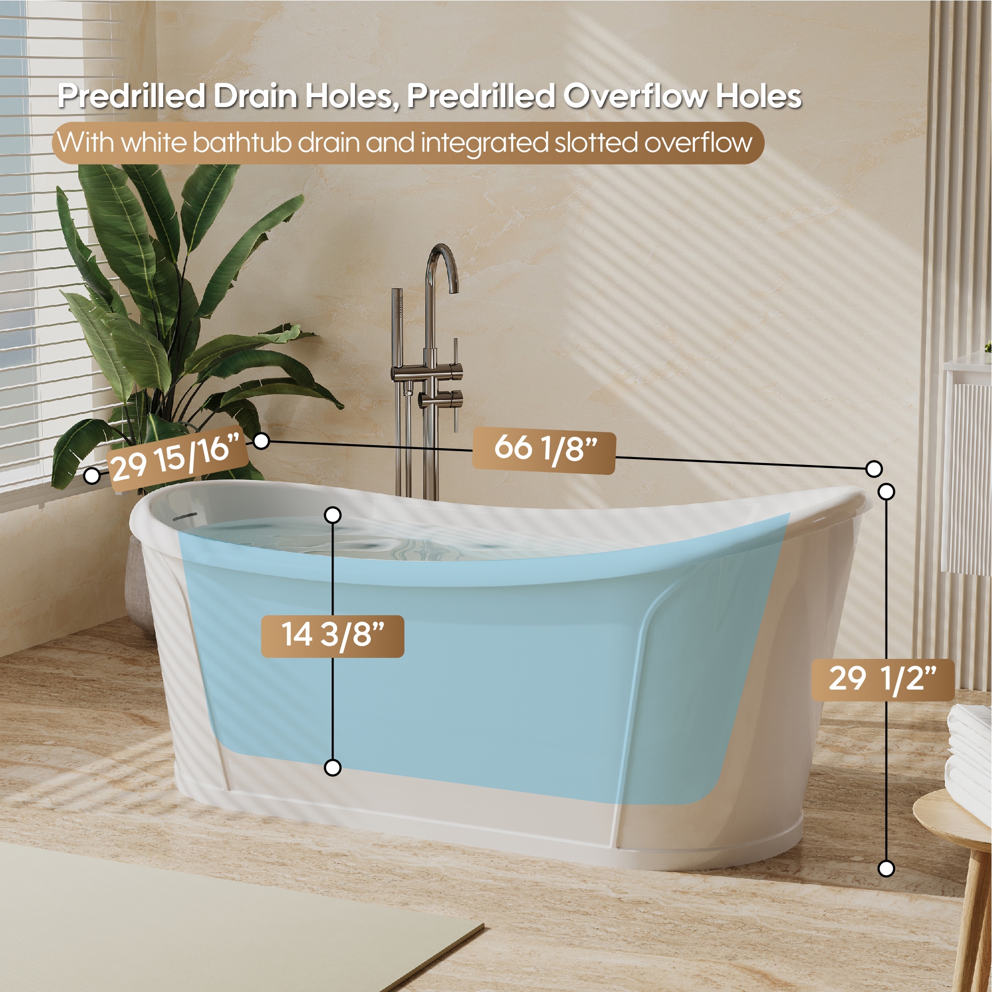 WELLFOR CB-P163600 bathtubs - View #5