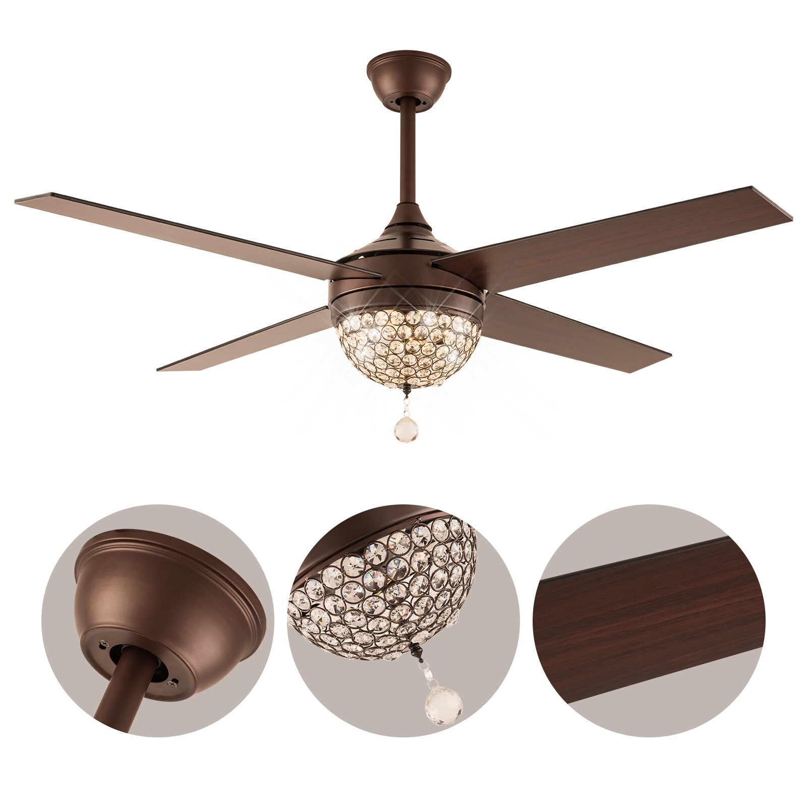 Oukaning HG-HCXLST-5072-US Ceiling-Fans - View #5